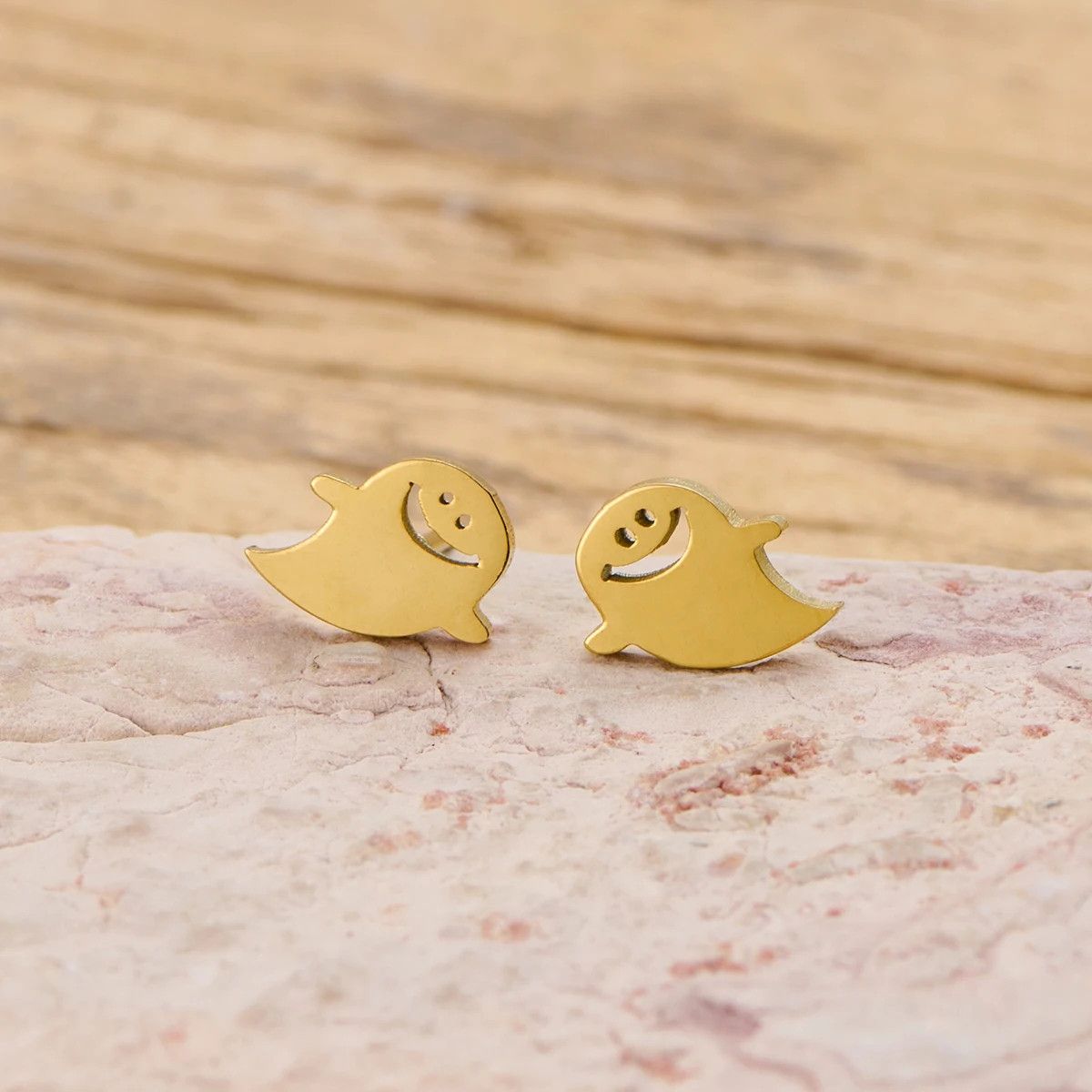 Jewelry Cute Ghost Earrings Charm Earring Gift Size ONE SIZE - 1 Thumbnail