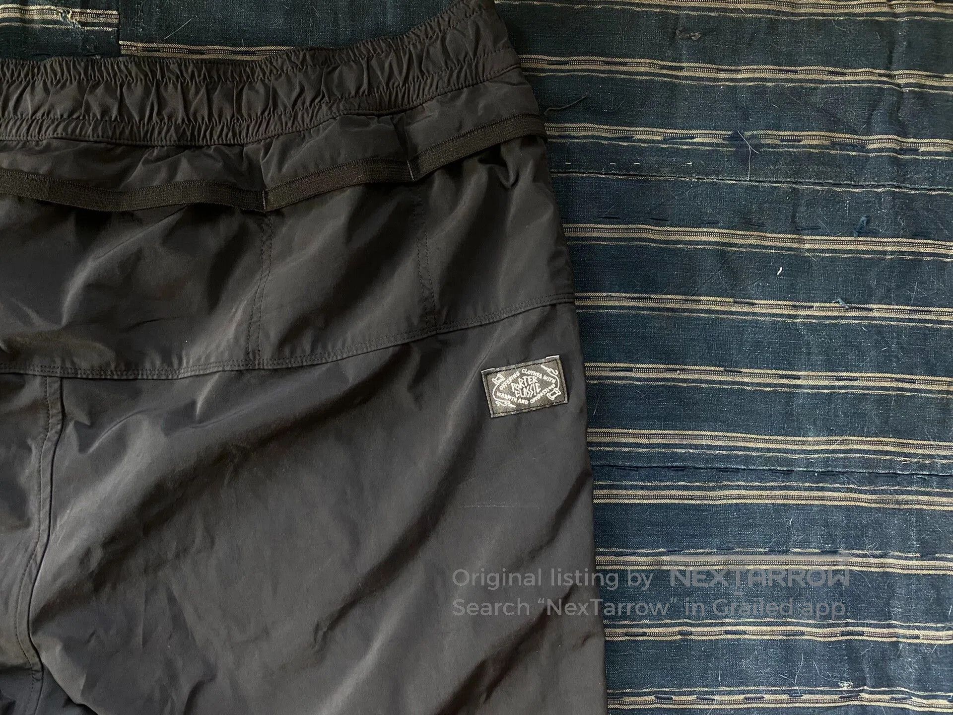 Porter Classic stylish super nylon stretch pants. Size US 34 / EU 50 - 3 Thumbnail