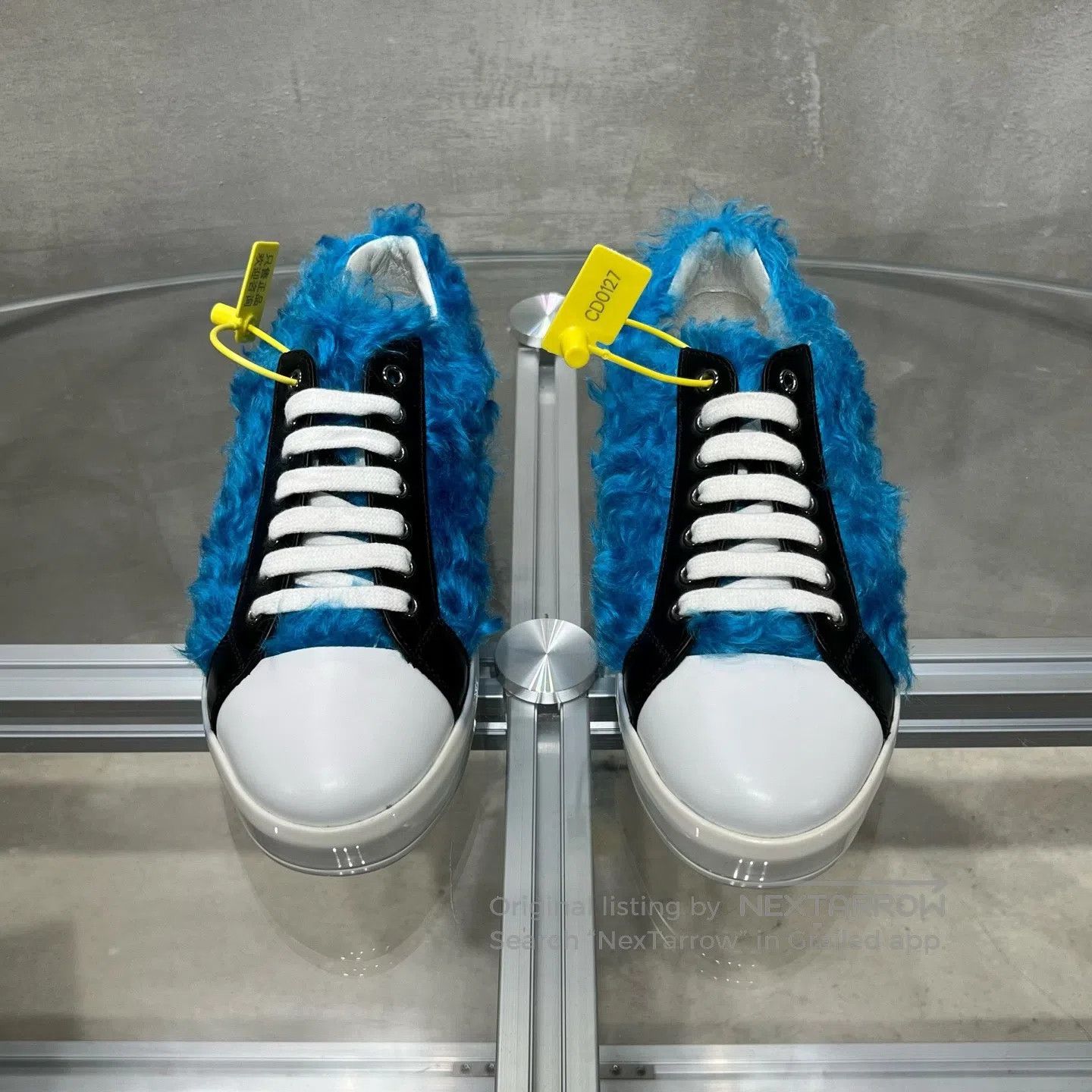 Prada Prada Blue plush board shoes Size US 5.5 / IT 35.5 - 2 Thumbnail