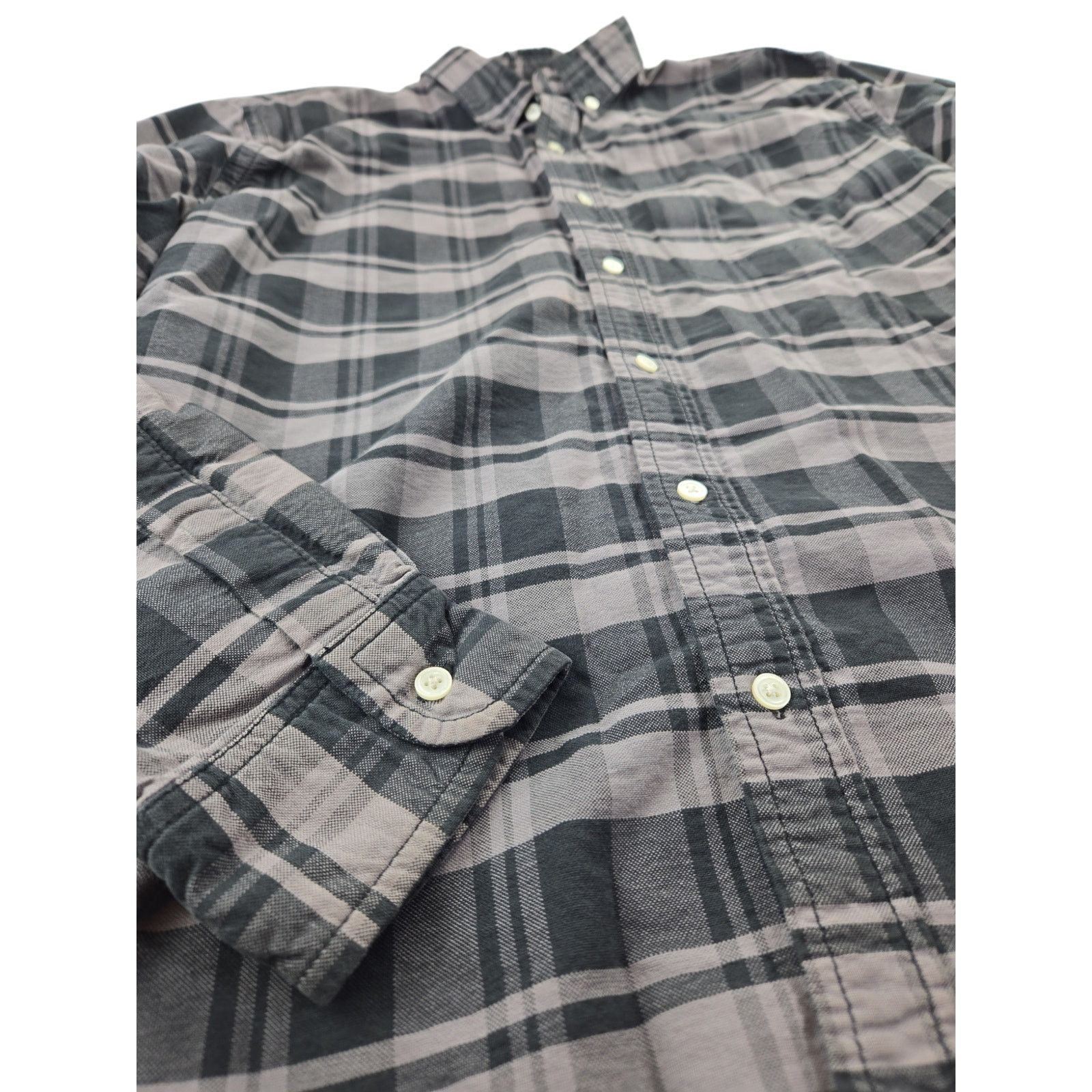 Hurley Hurley | Black & Grey Long Sleeve Button Down | Size Large Size US L / EU 52-54 / 3 - 3 Thumbnail