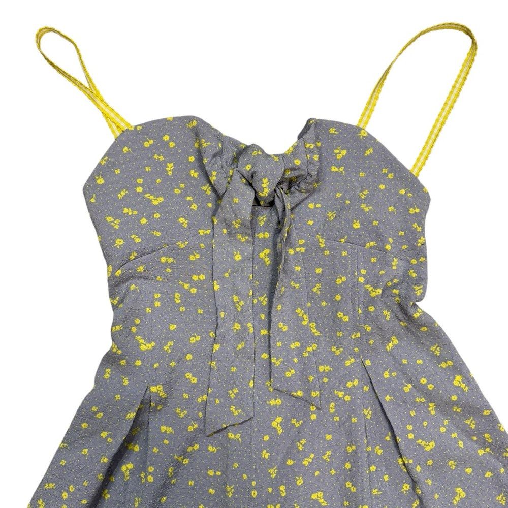 Free People NWT New $128 Free People Coming Home Sky Combo Romper Size Size 26" / US 2 / IT 38 - 5 Thumbnail