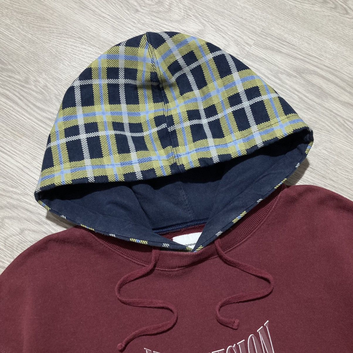 thisisneverthat 2000s ThisIsNeverThat Printed Bold Check Hooded Sweatshirt Size US XL / EU 56 / 4 - 8 Thumbnail