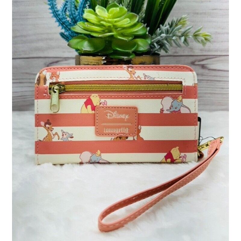 Disney Loungefly Disney Best Friends Stripe Tech Wallet Book Phone Size ONE SIZE - 2 Thumbnail