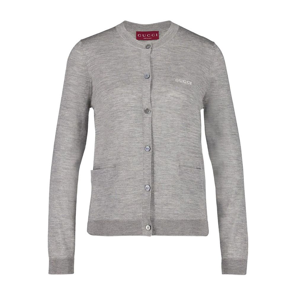 Gucci GREY Knitwear - Cardigans