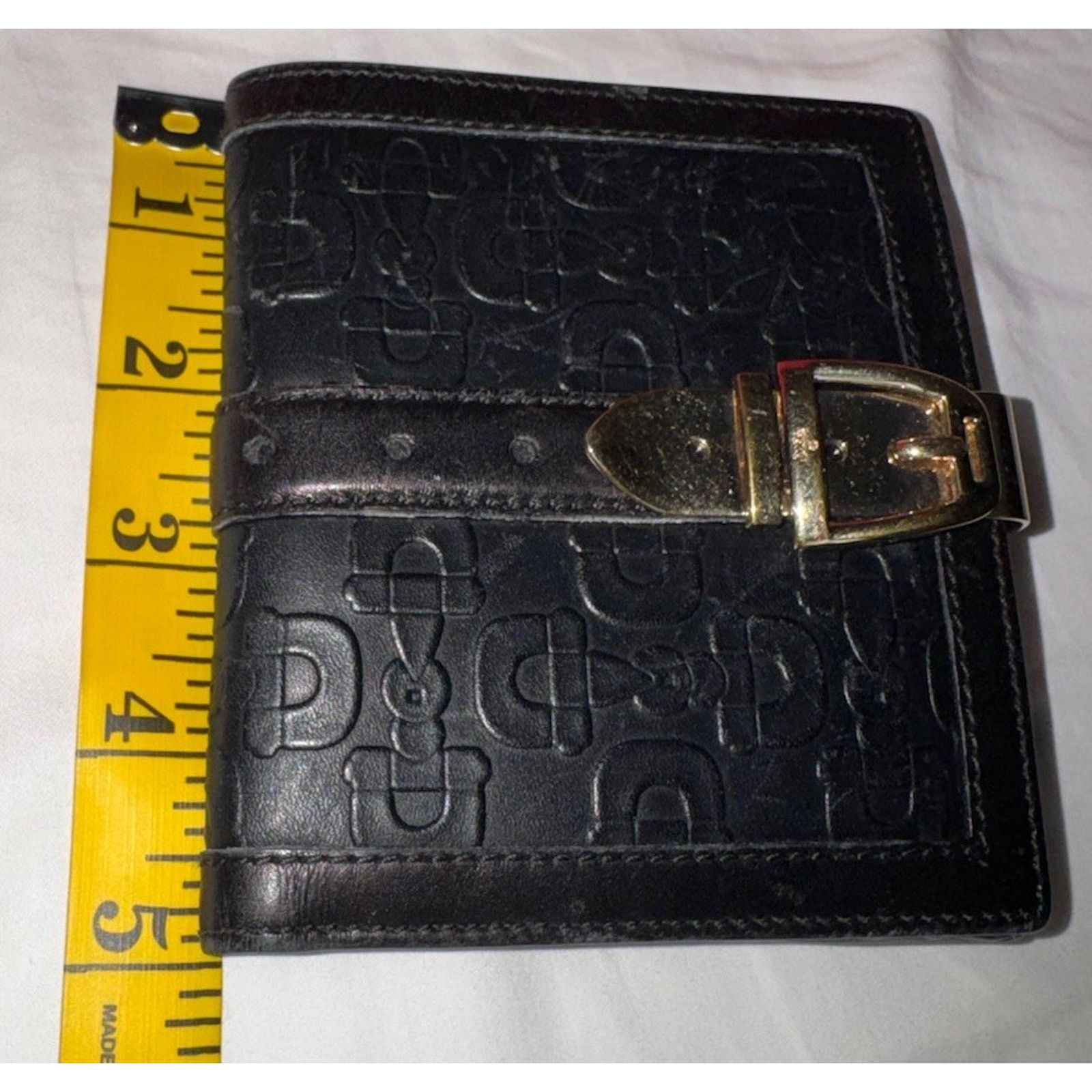 Gucci Gucci Leather Wallet With Belt Buckle Clasp Luxe Beautiful Size ONE SIZE - 11 Thumbnail