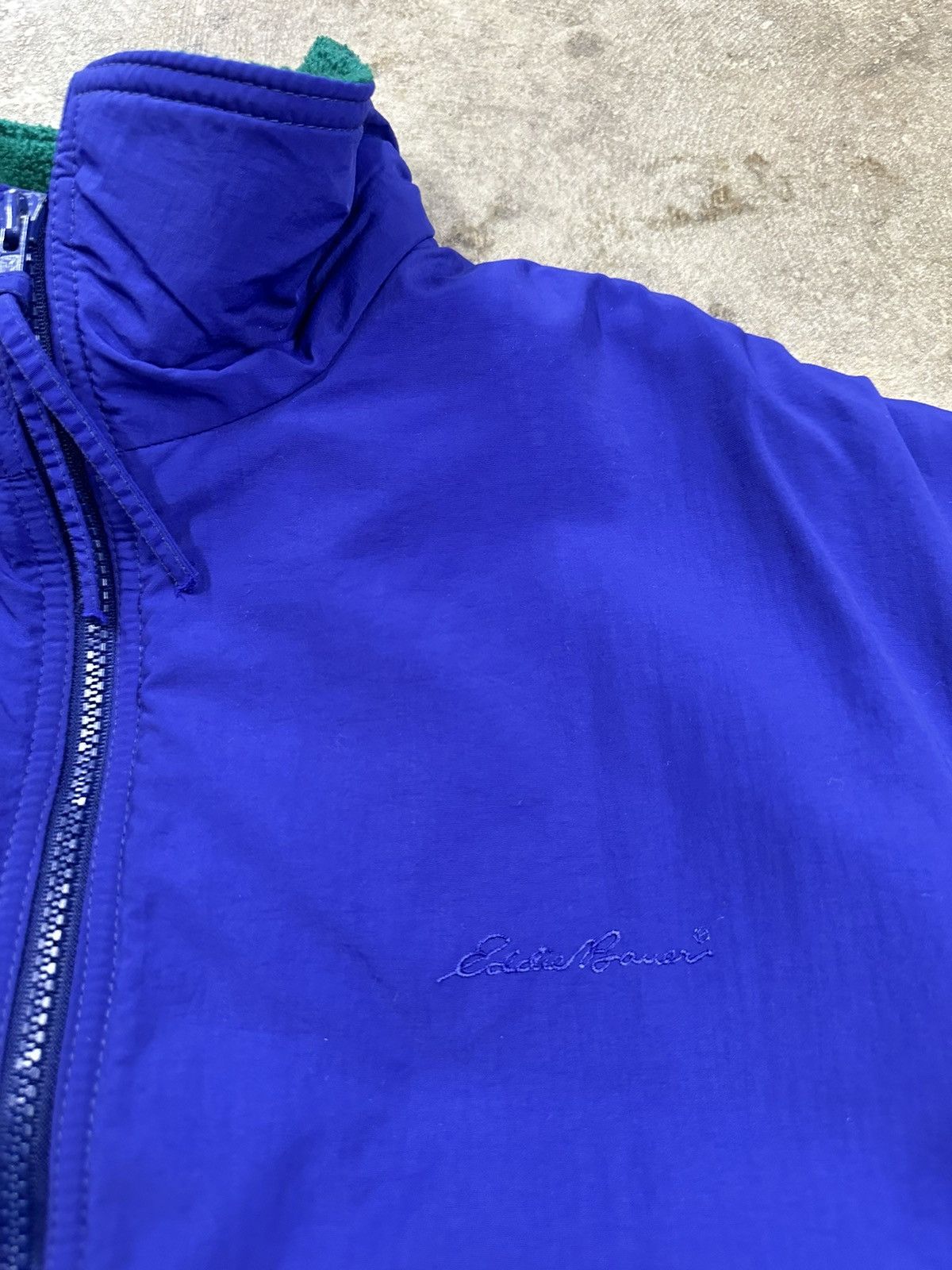 Eddie Bauer Vintage 90s Eddie Bauer Fleece Lined Bomber Jacket Size XL / US 12-14 / IT 48-50 - 4 Thumbnail