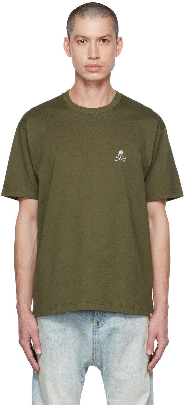 Mastermind World 💀 Y2K Mastermind World Rare Olive Green Skull Logo Tee L Size US L / EU 52-54 / 3 - 3 Thumbnail