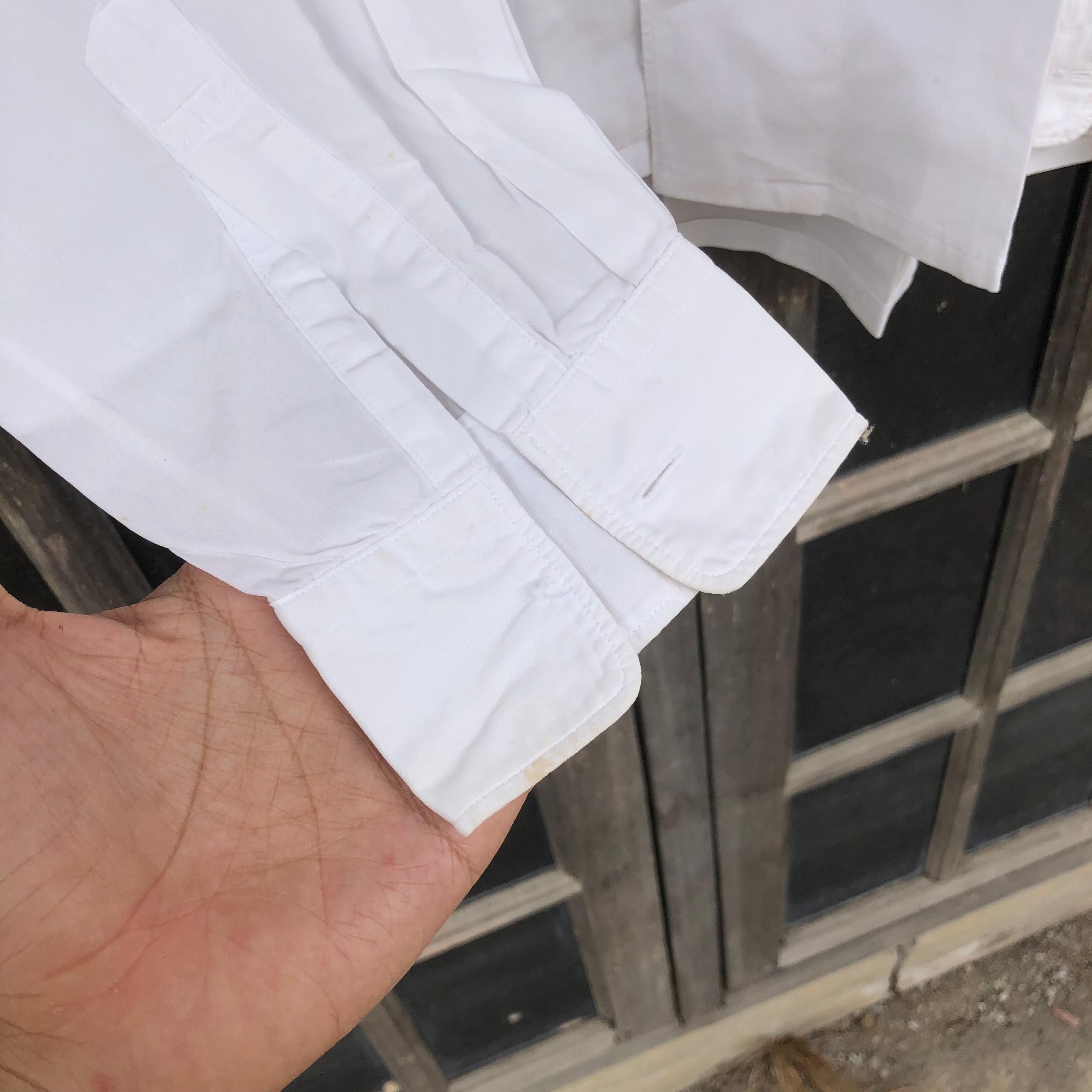 Comme des Garcons Homme × Comme des Garcons Homme Plus 1980s Comme des Garcons White Shirt Size US M / EU 48-50 / 2 - 3 Thumbnail