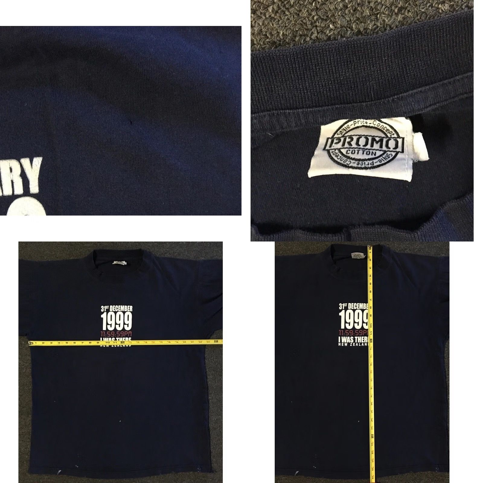 Vintage VINTAGE Y2K New Zealand Millennium I Was There Faded Distressed Shirt XL Blue Men T-Shirt 90s Grunge USA Rock Punk Retro LogO Nike? Size US XL / EU 56 / 4 - 9 Thumbnail