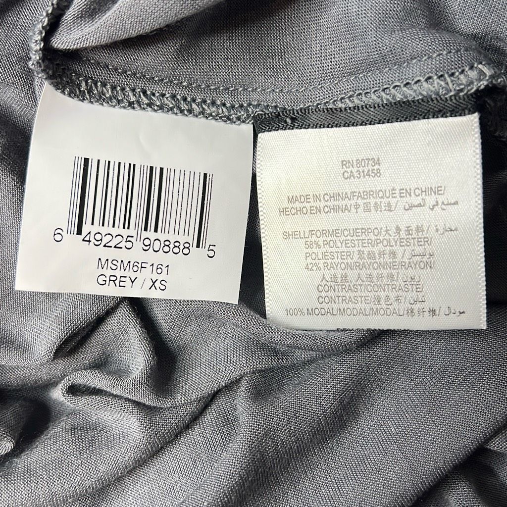 Bcbgmaxazria BCBG Maxazria pleated Gray Midi dress XS (026) Size XS / US 0-2 / IT 36-38 - 11 Thumbnail