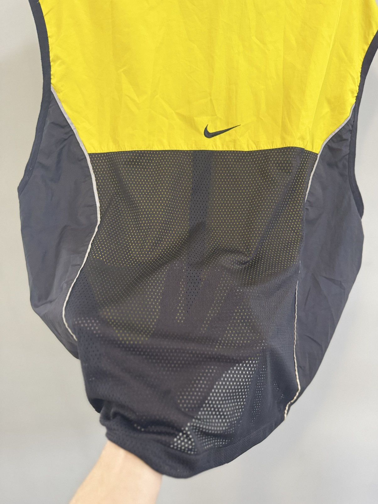 Nike × Vintage 90s Nike Vintage Swoosh Logo Retro Vest Rare Size US L / EU 52-54 / 3 - 8 Thumbnail