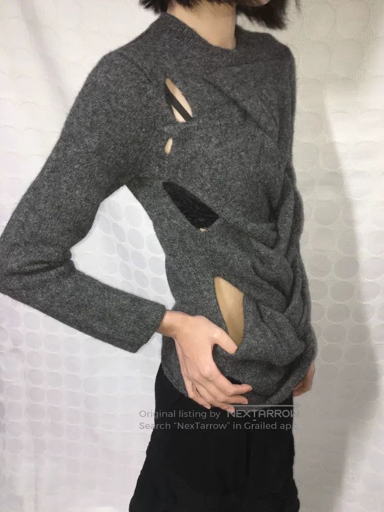 Comme des Garcons Comme Des Garcons Knotted sweater Size S / US 4 / IT 40 - 2 Thumbnail