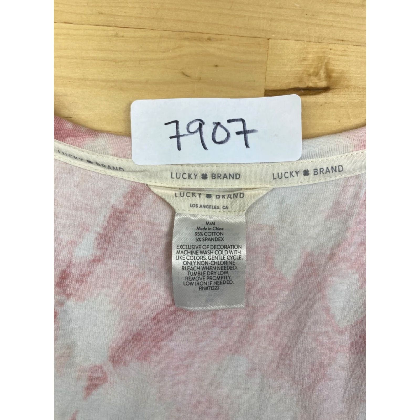 Lucky Brand Lucky Brand Tank Top Womens M Pink Casual Sleeveless Basic Shirt Men? Wait no. Sorry. Size M / US 6-8 / IT 42-44 - 3 Thumbnail