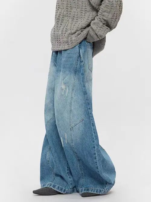 Jean Street Hip Hop Vintage Y2K Machete Wide Leg Jeans Size US 32 / EU 48 - 2 Thumbnail