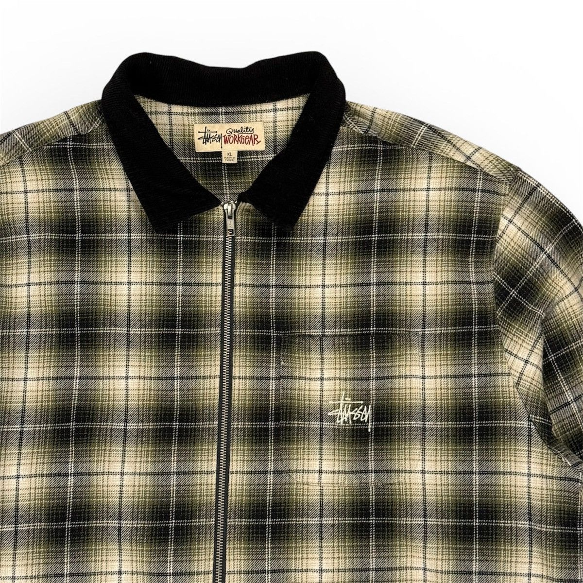 Stussy Stussy Frank Plaid Zip Shirt Size US XL / EU 56 / 4 - 5 Thumbnail