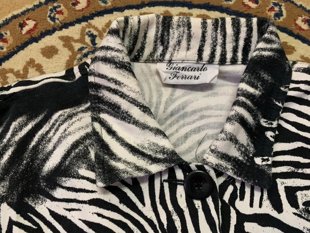 Art Comes First GIANCARLO FERRARI ZEBRA ART Size L / US 10 / IT 46 - 3 Thumbnail