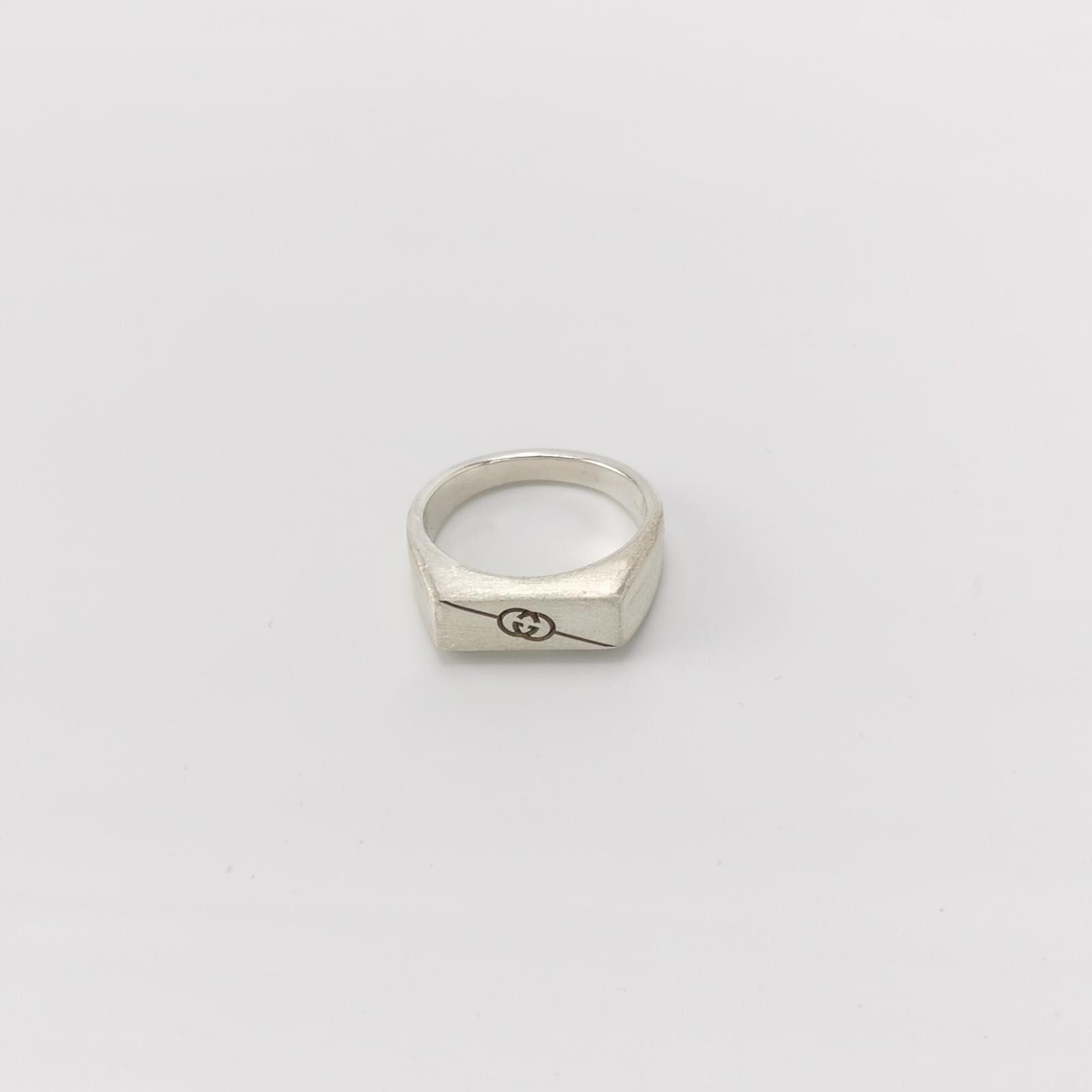Gucci Gucci S925 Interlocking G Ring Size 22 -z2505 Size ONE SIZE - 2 Thumbnail