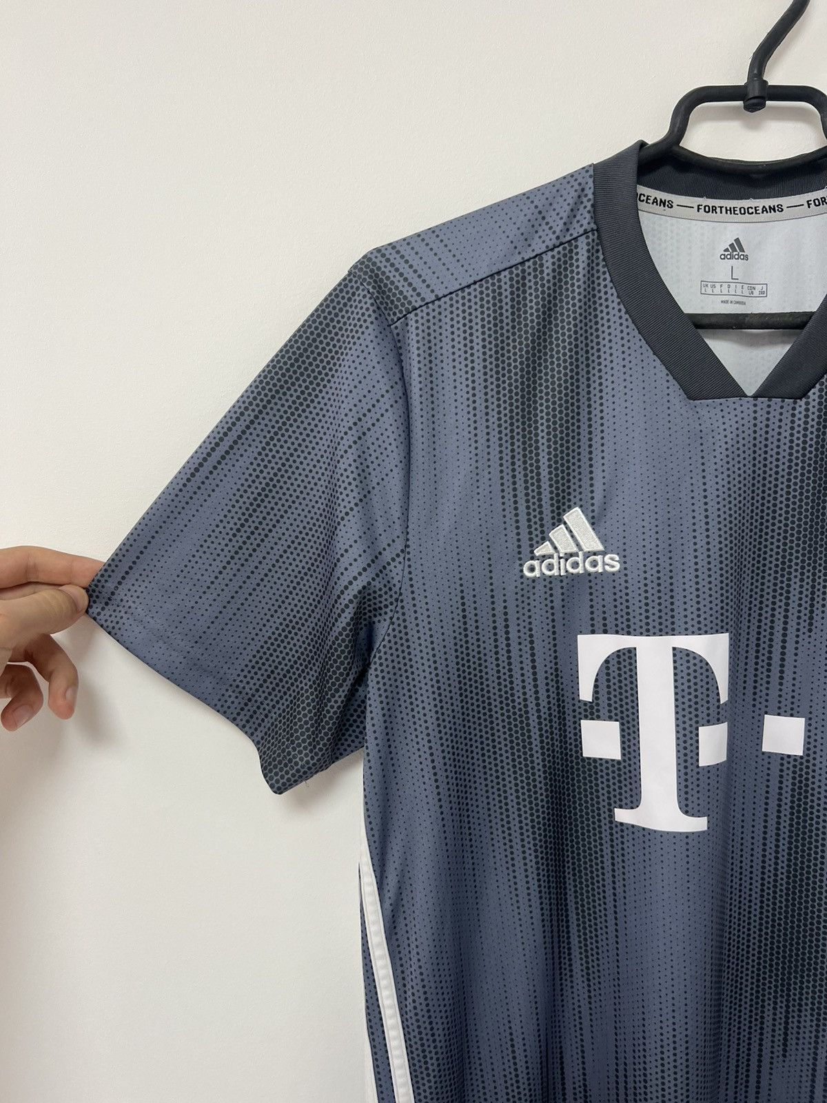 Adidas × Vintage Bayern Munich 2018-19 Third Jersey Adidas Shirt Trikot Kit L Size US L / EU 52-54 / 3 - 3 Thumbnail