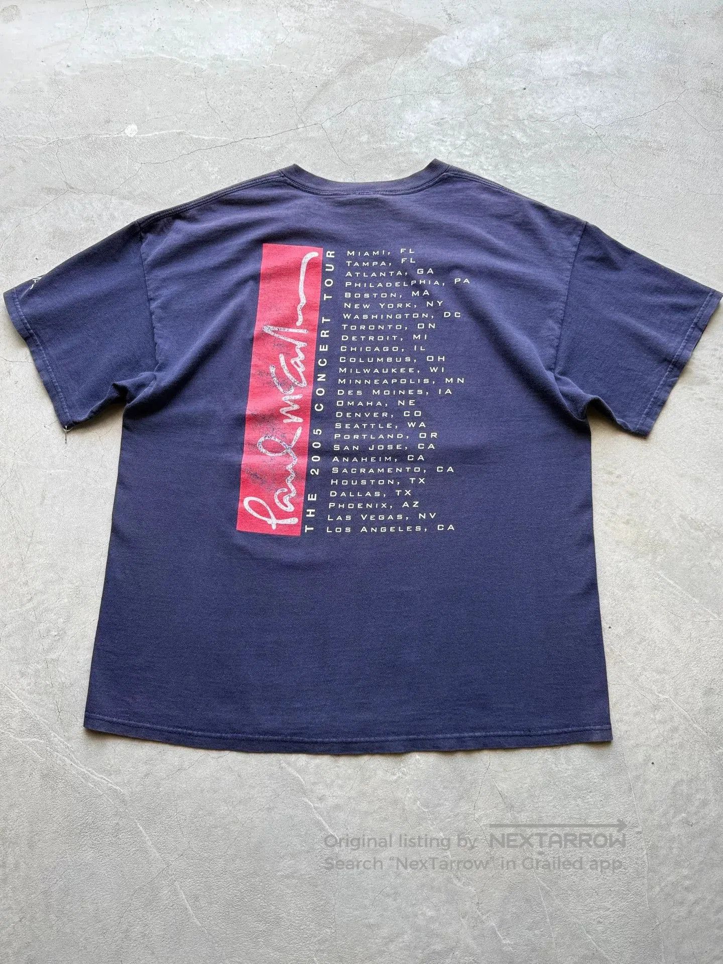 Vintage Vintage 00s Paul McCartney Band Tee. Size US XL / EU 56 / 4 - 5 Thumbnail