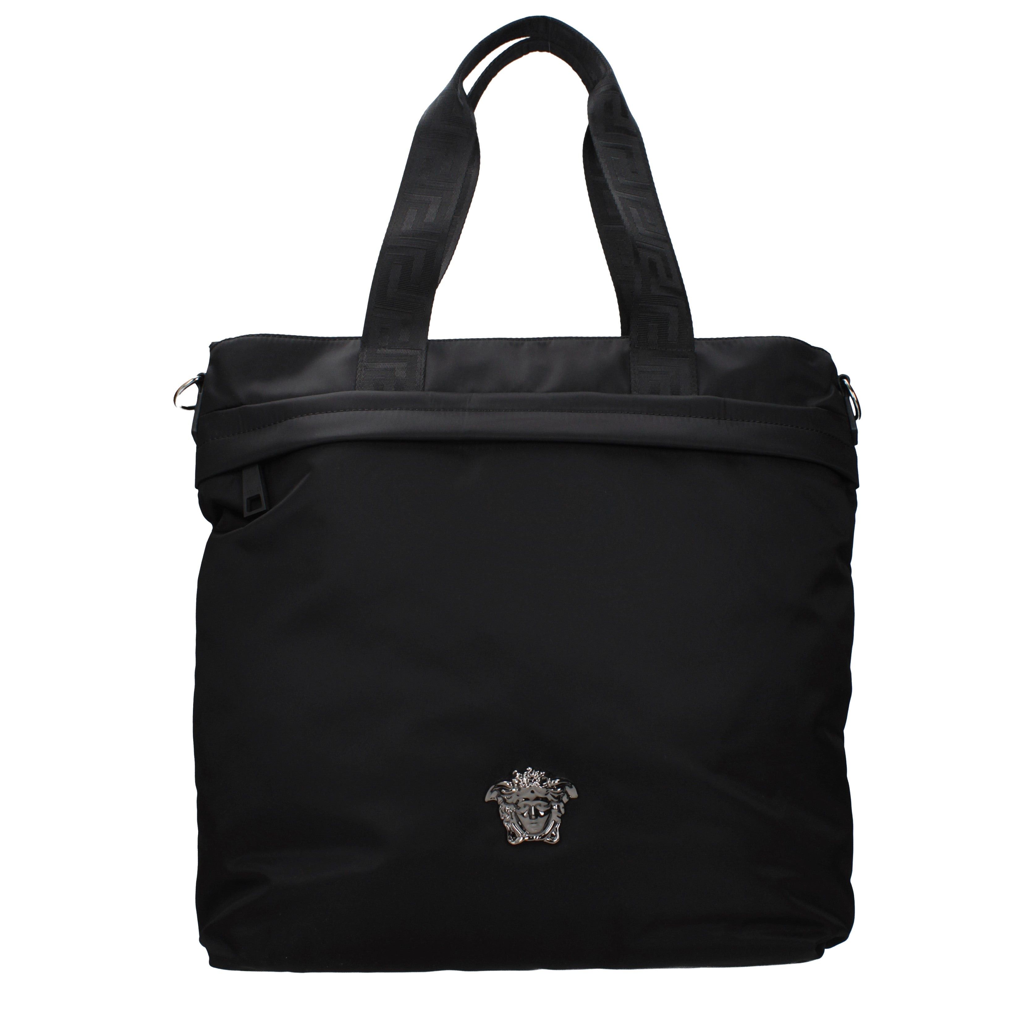 Versace Versace Shoulder Bags Men Nylon Black Size ONE SIZE - 1 Thumbnail