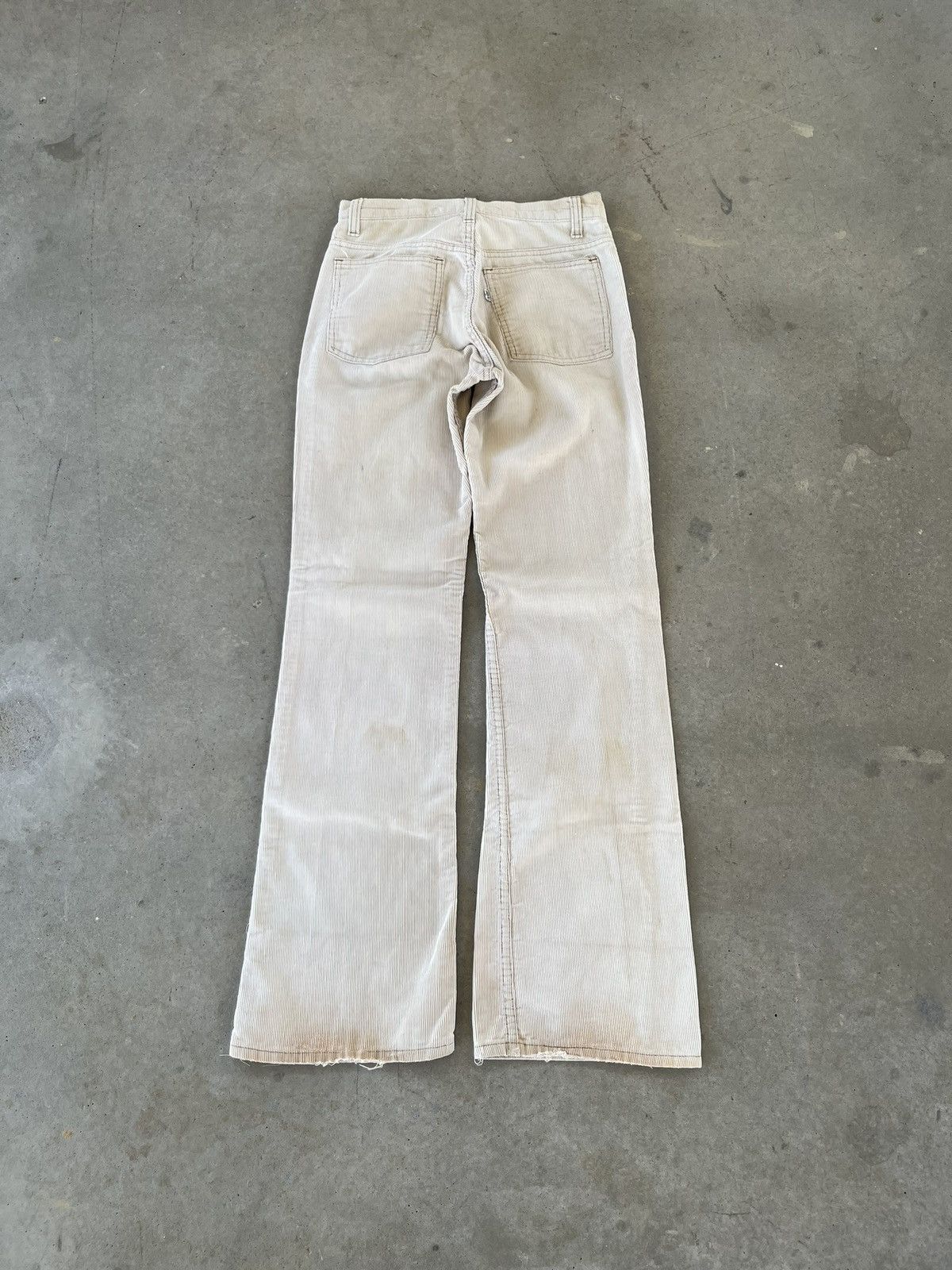 Levi's × Vintage Vintage 80’s Faded Levi’s Corduroy Flared Pants Size US 27 - 2 Thumbnail