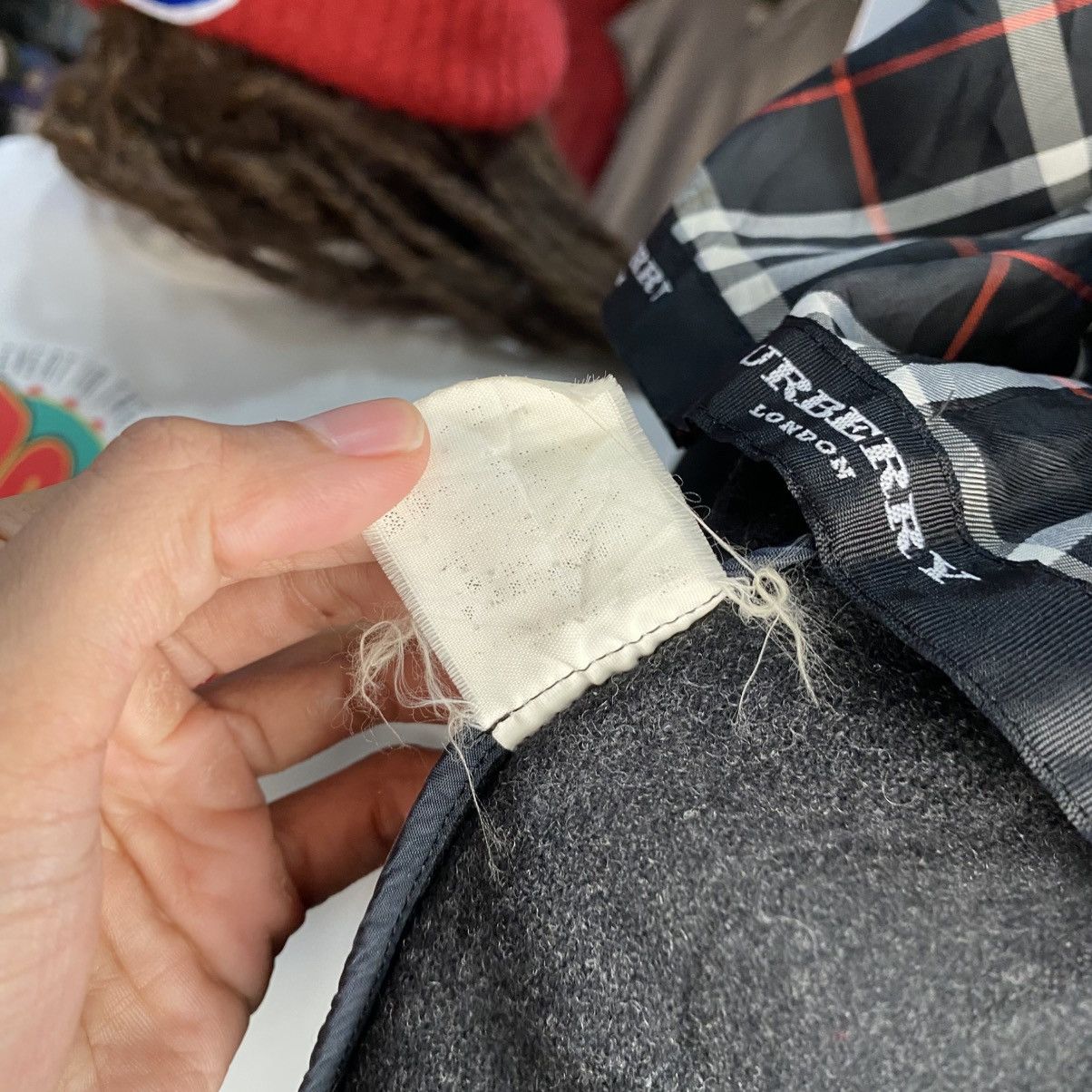Burberry Vintage Burberry London Gray Wool Zip Jacket w/ Nova Check Size US L / EU 52-54 / 3 - 16 Thumbnail