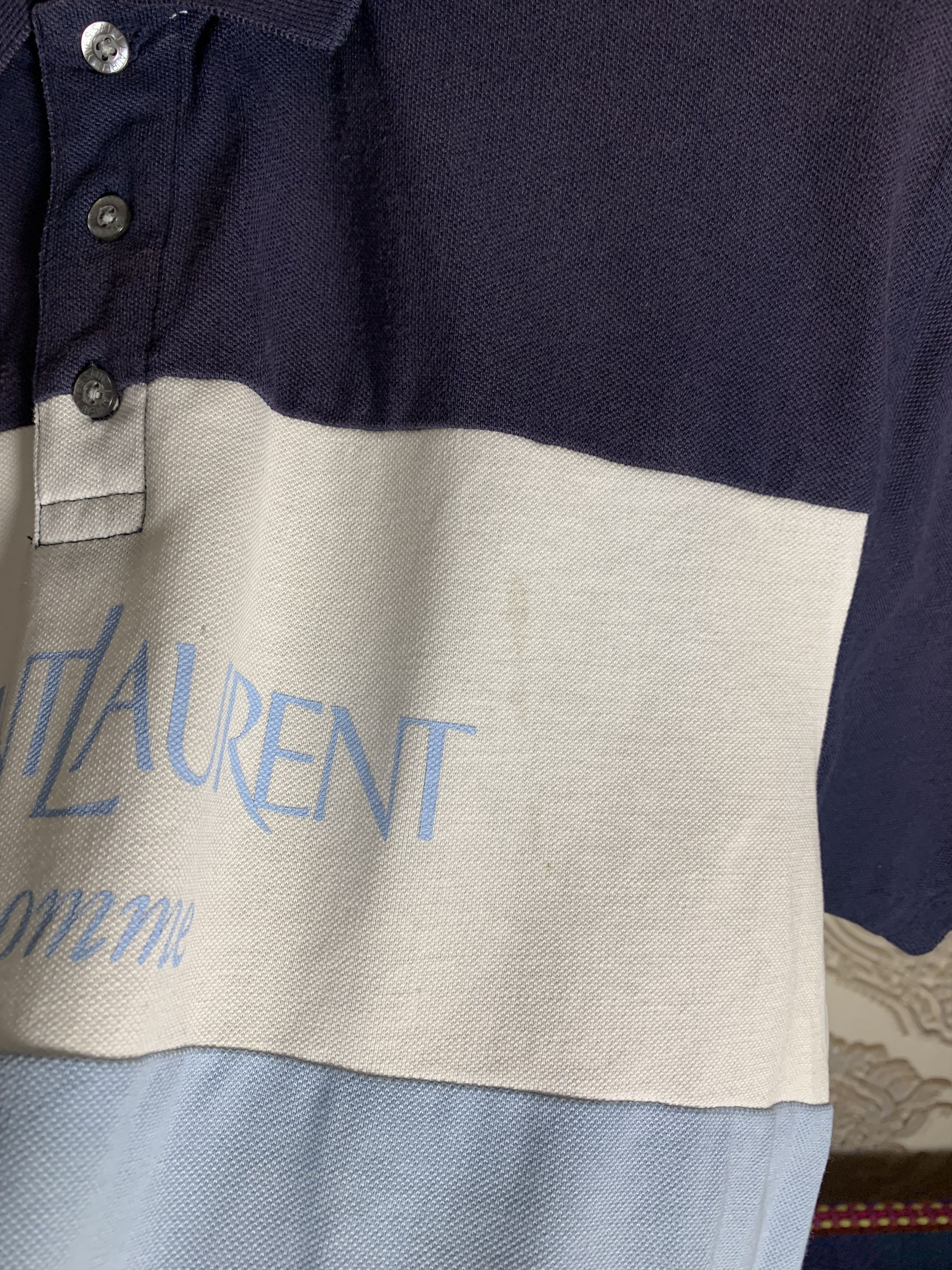 Saint Laurent Paris VINTAGE YVES SAINT LAURENT CLASSIC POLO RETRO CASUAL Y2K 90s Size US L / EU 52-54 / 3 - 4 Thumbnail