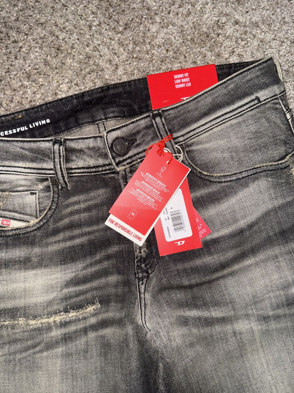 Diesel diesel sleekner jeans FW25 Size US 32 / EU 48 - 2 Thumbnail