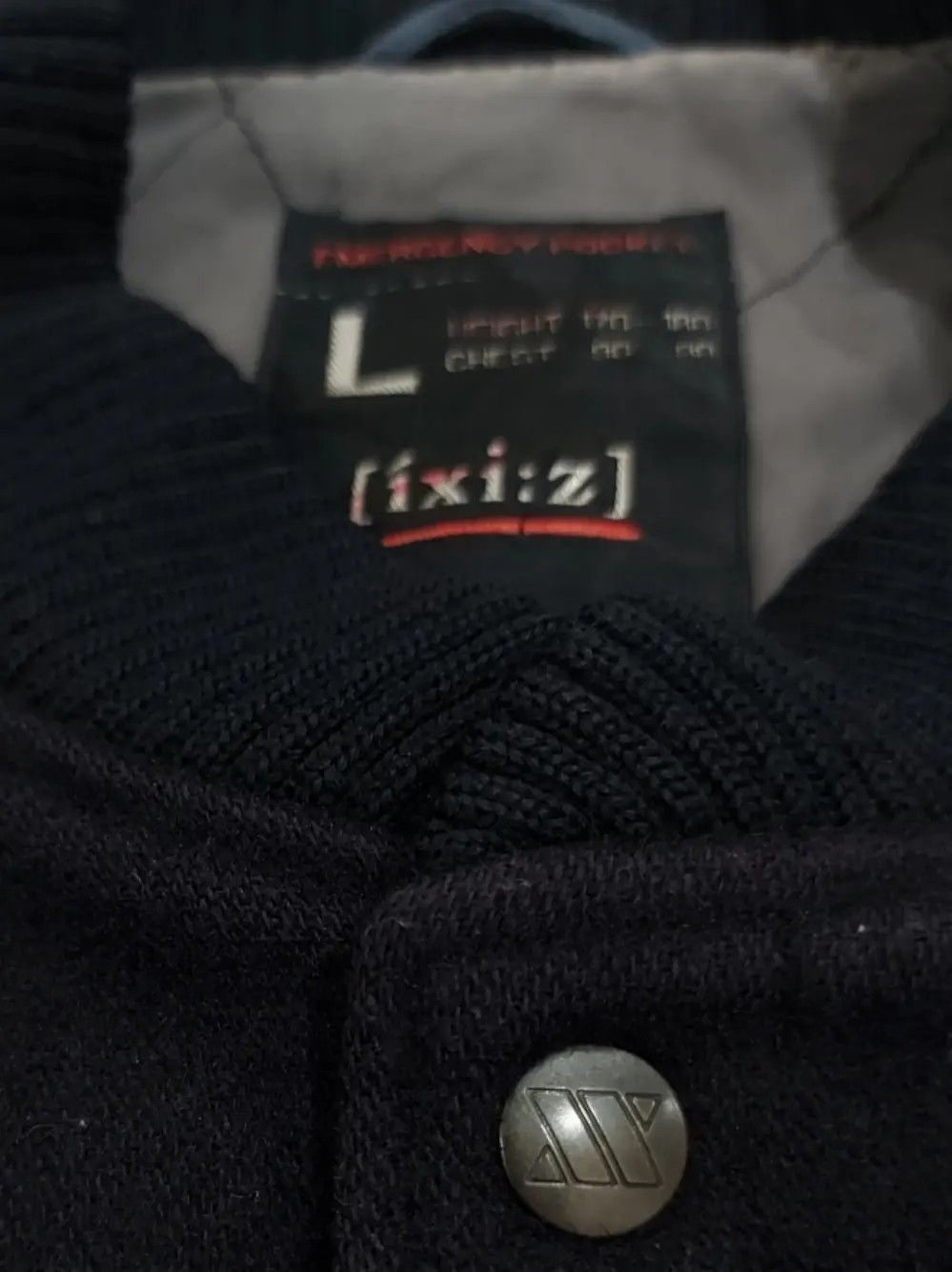Japanese Brand Vtg IXIZ Japanese AvantGarde Multi-Pocket Wool Flight Jacket Size US L / EU 52-54 / 3 - 6 Thumbnail