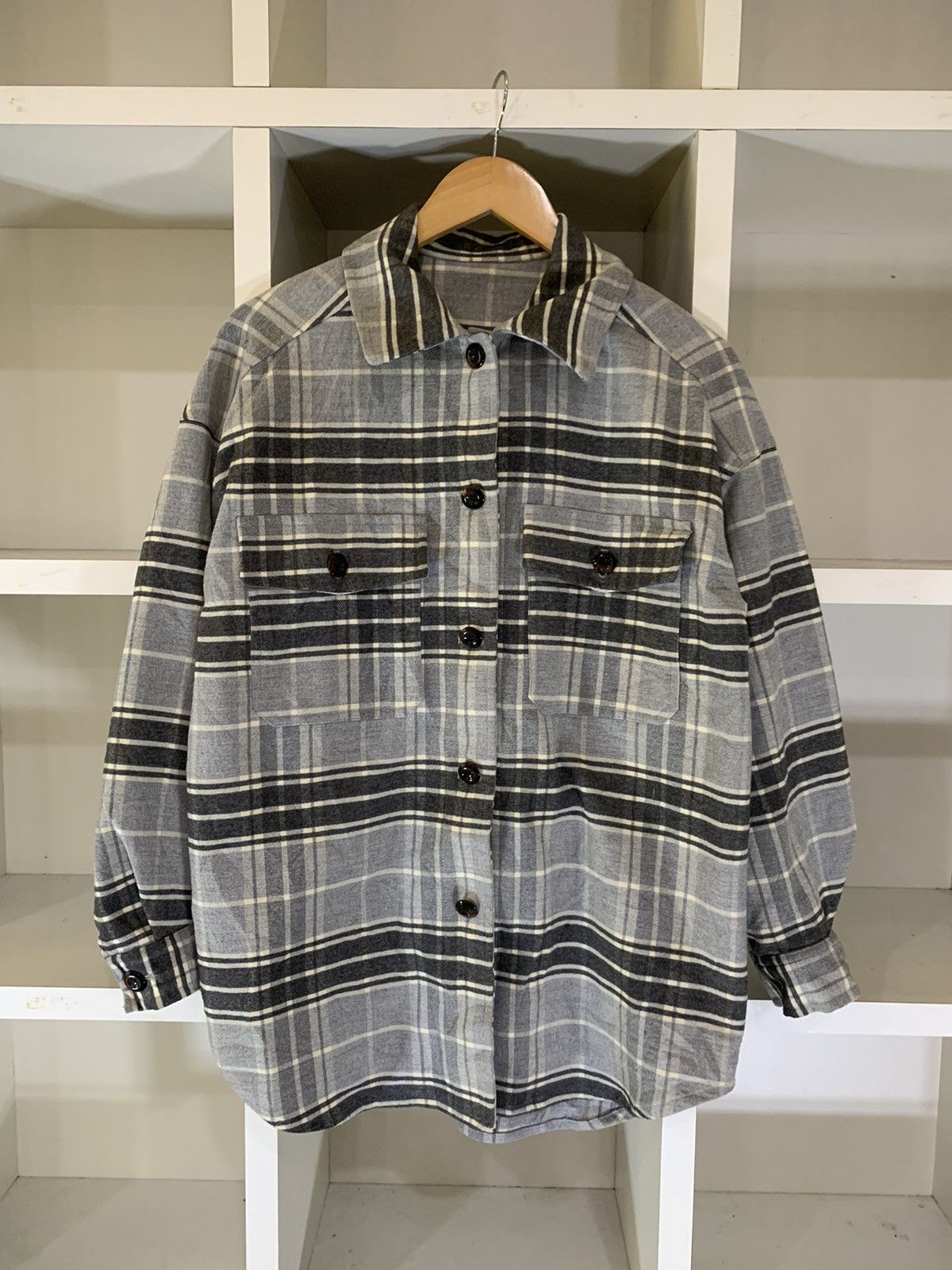Flannel × GU Flannel Button Jacket Size US L / EU 52-54 / 3 - 2 Thumbnail