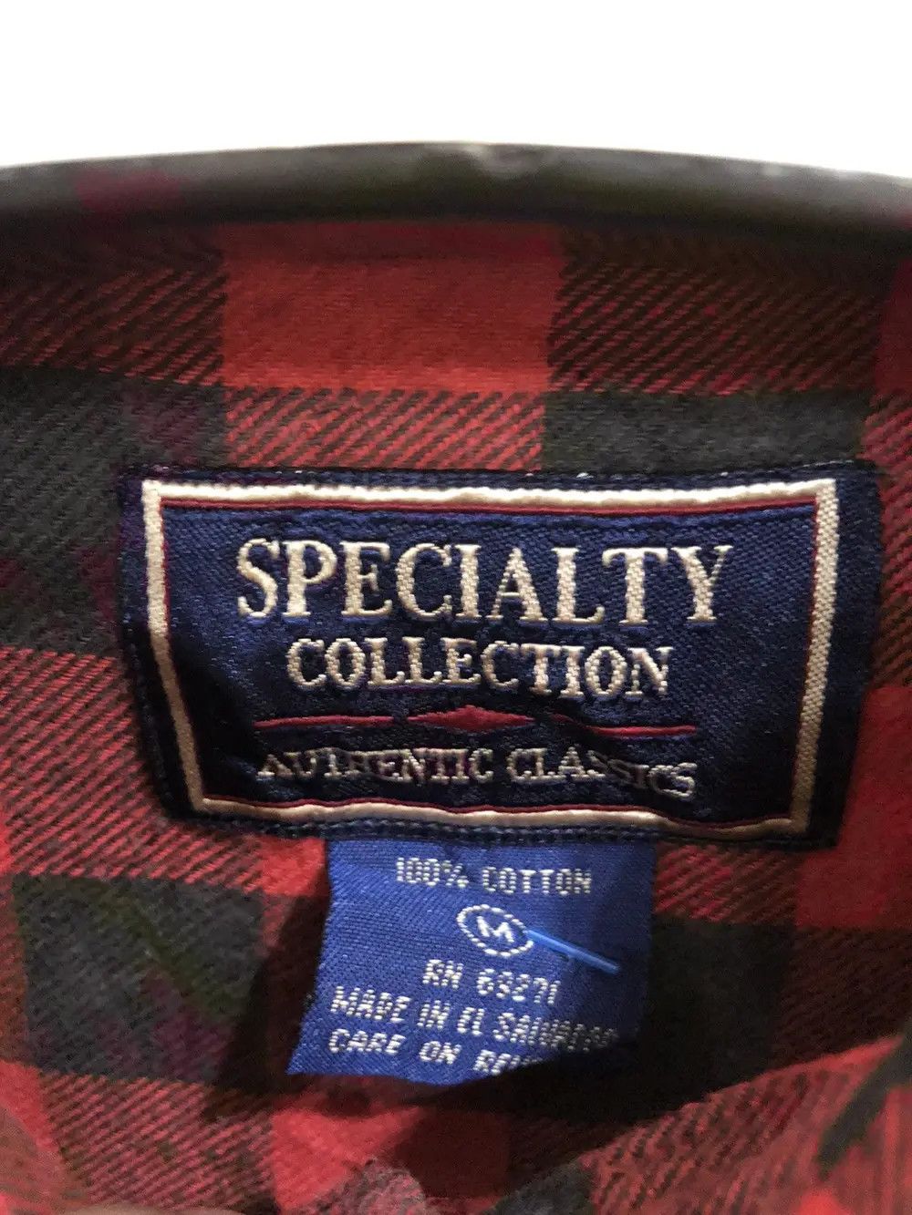 Flannel × Vintage Vintage Specialty Collection Plaid Tartan Flannel Shirt 👕 Size US M / EU 48-50 / 2 - 3 Thumbnail