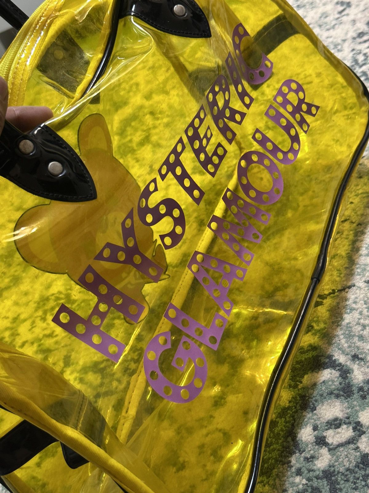 Hysteric Glamour 1990s Hysteric Glamour Vinyl Transparent Bag Size ONE SIZE - 12 Thumbnail
