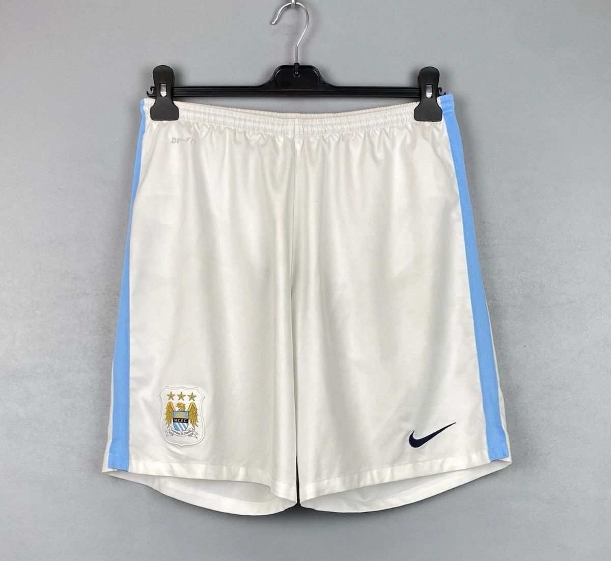 Nike Nike Manchester City 2015-2016 Home Soccer Football Shorts Size US 33 - 1 Thumbnail