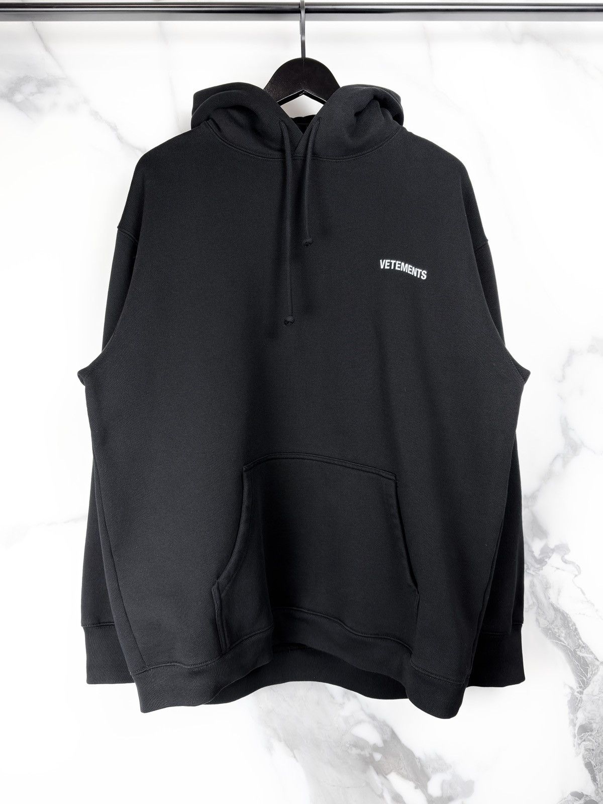 Vetements Vetements Russian Idol Oversized Black Hoodie | Grailed