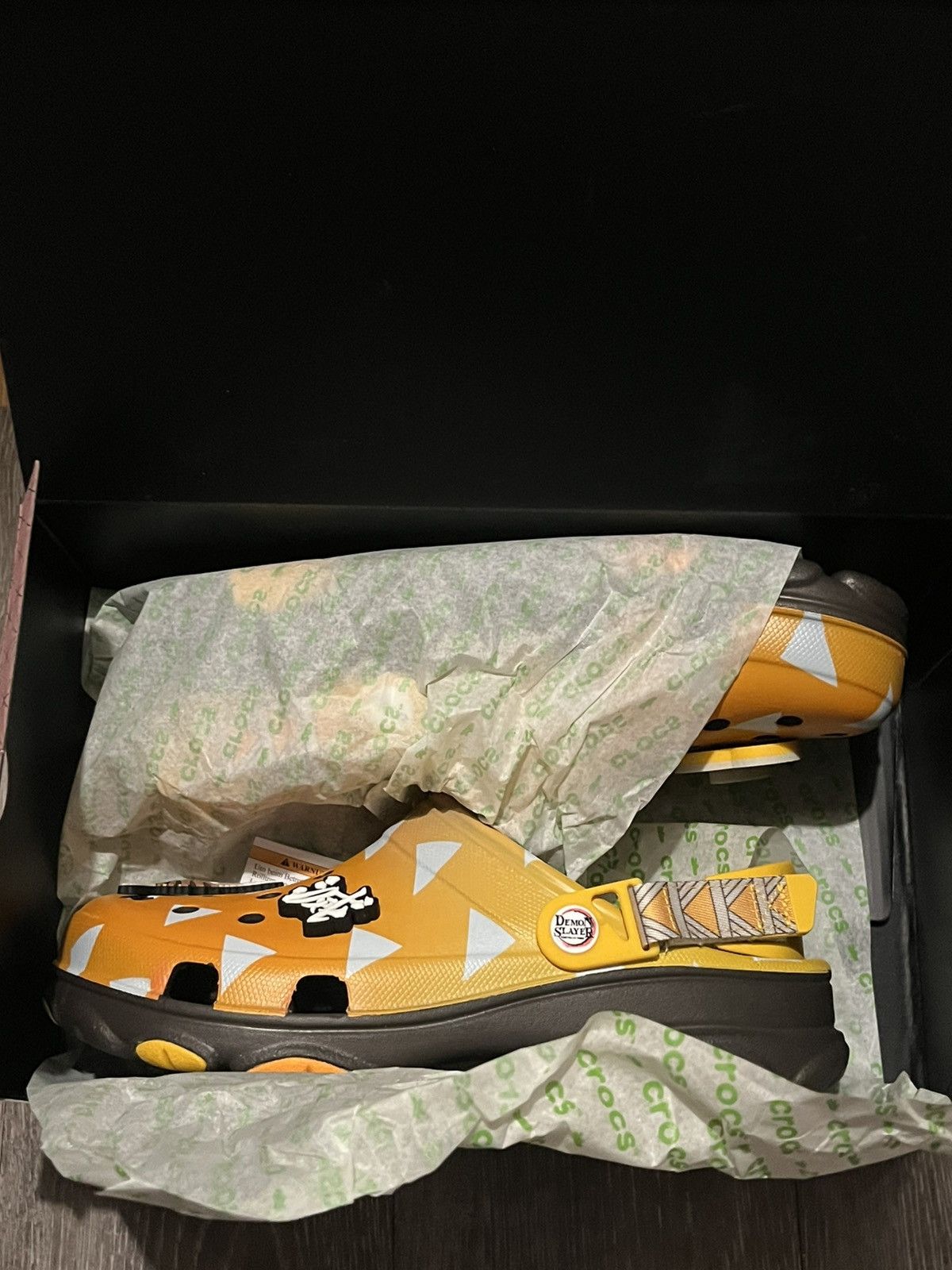 Crocs Crocs x Demon Slayer Zenitsu All-Terrain Clog Size US 8 / EU 41 - 1 Thumbnail
