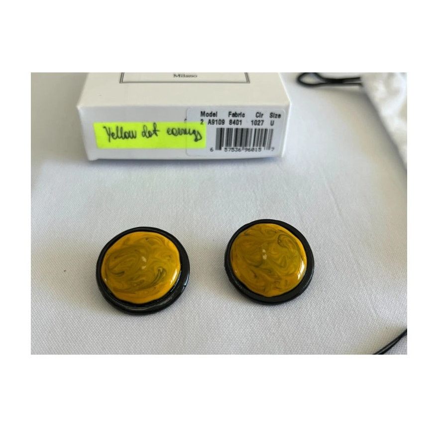 Moschino SS20 Moschino Couture Jeremy Scott Picasso ClipOn Earrings Size ONE SIZE - 4 Thumbnail