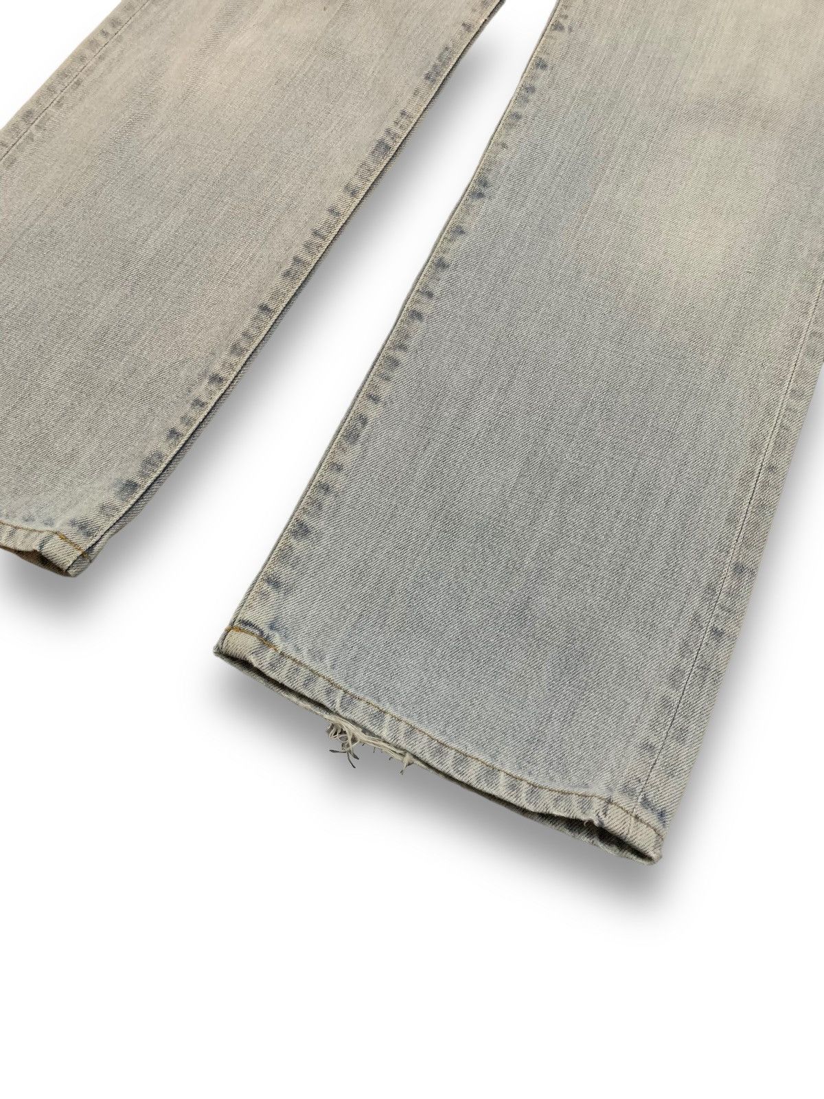 45rpm Vintage Japanese Brand 45rpm Slim Straight Ripped Jeans Size US 27 - 10 Thumbnail