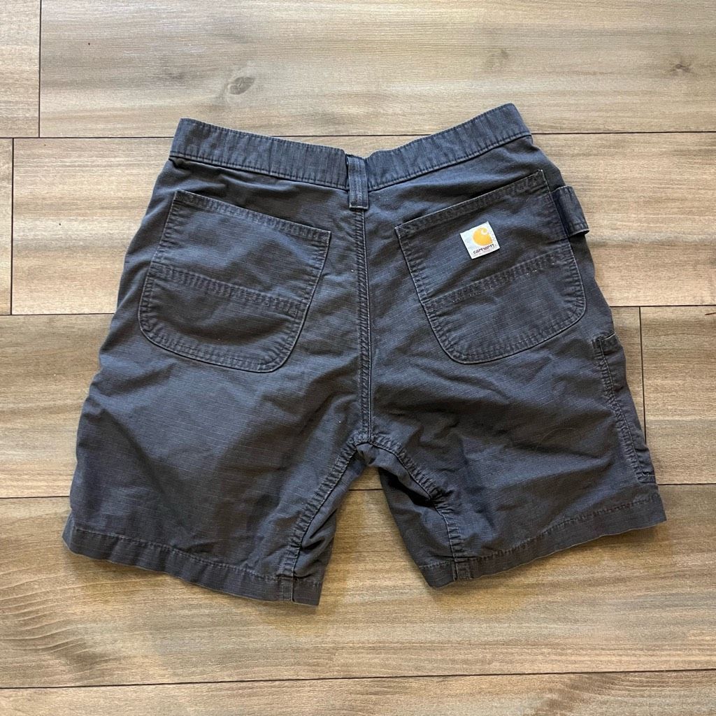 Carhartt Carhartt Blue Gray Khaki Cargo Shorts Men 31 Size US 31 - 5 Thumbnail
