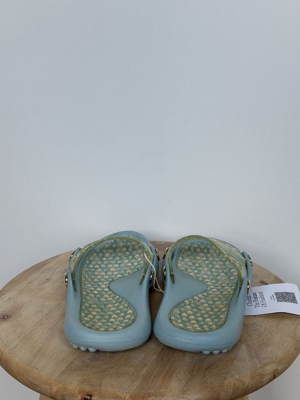 Dior Dior Jelly Blue Rubber Flip Flops vintage rare Size US 5 / IT 35 - 7 Thumbnail