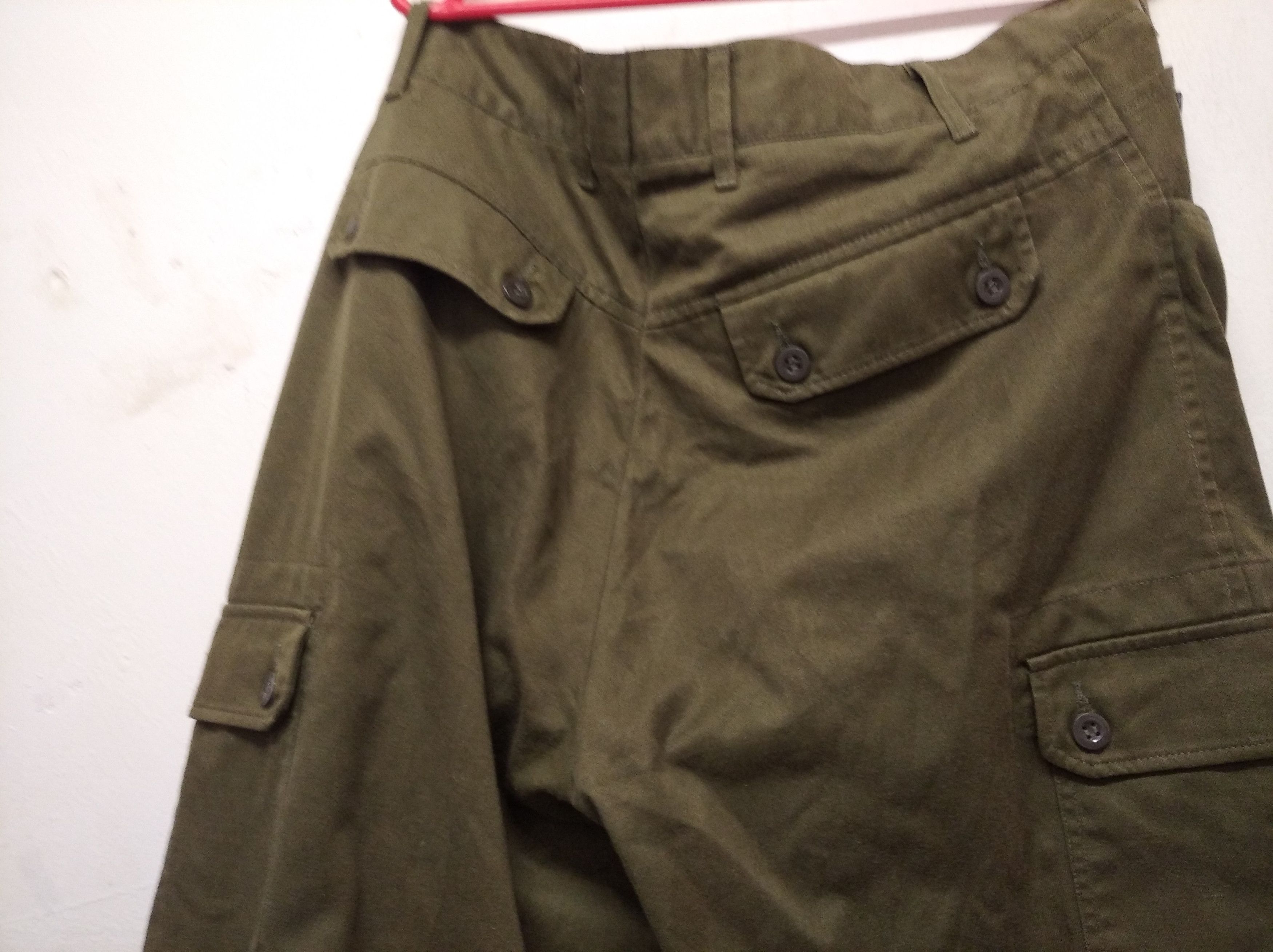 Vintage vtg *rare* Czech Republic button-fly military pants Size US 35 - 5 Thumbnail