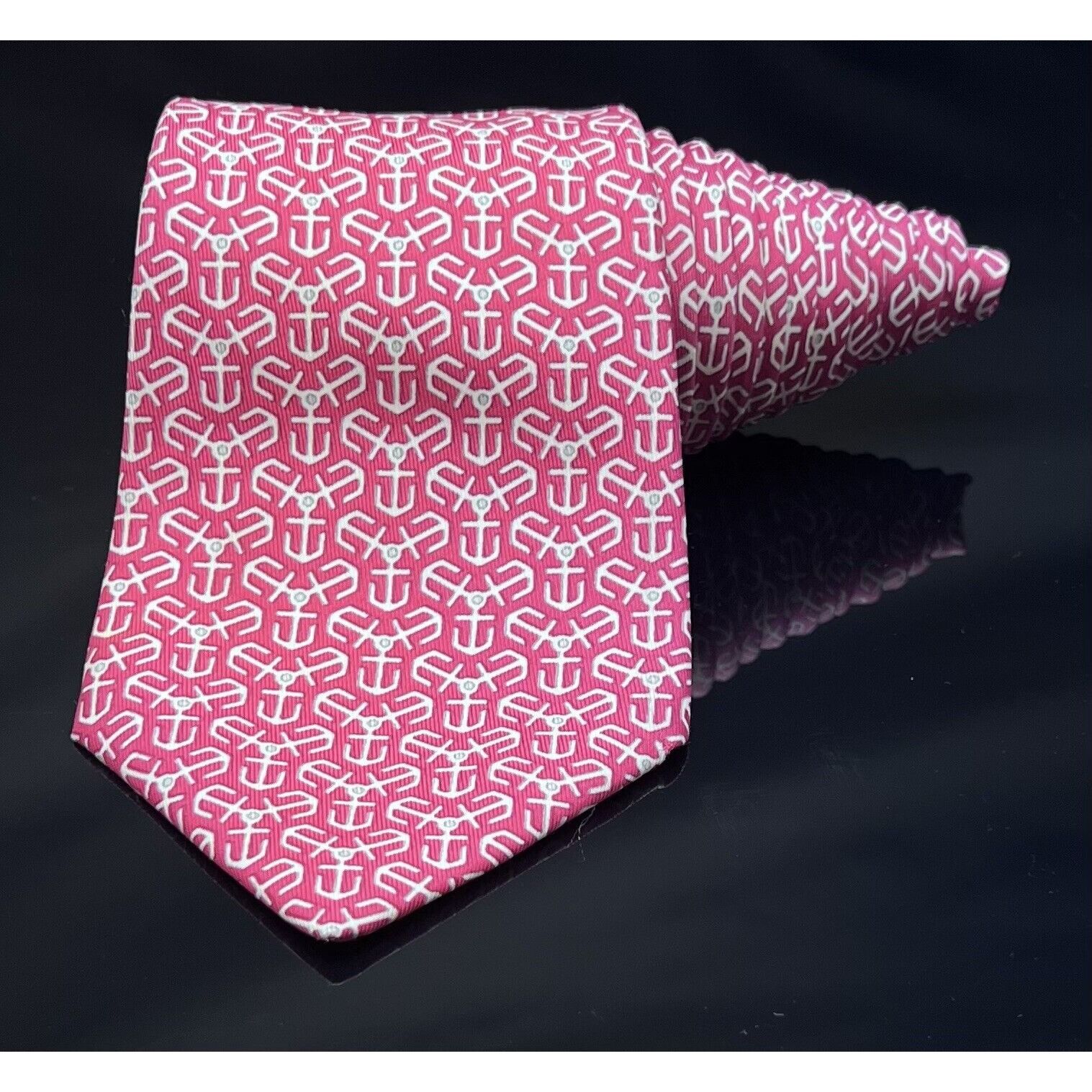Donald Trump HERMES PARIS (7128 FA) MEN'S TIE 100% SILK MADE IN FRANCE Size ONE SIZE - 2 Thumbnail