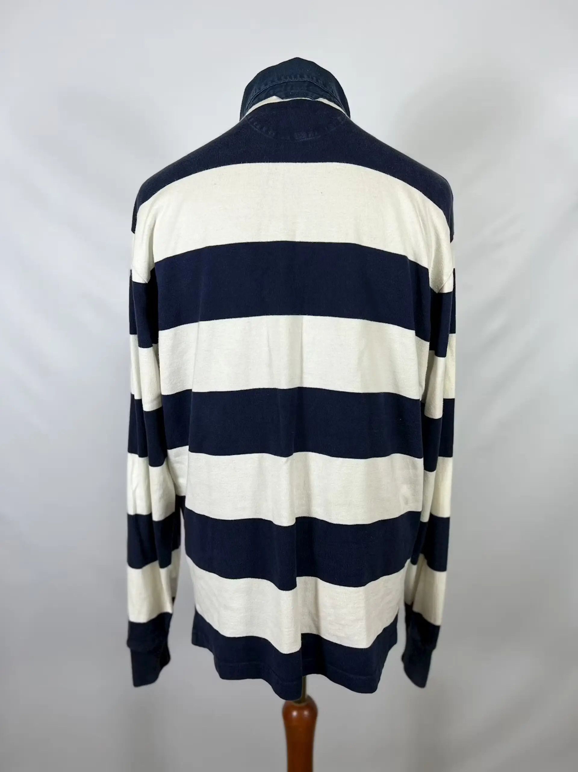 Designer × Gant Gant striped long sleeve rugby polo Size US XXL / EU 58 / 5 - 2 Thumbnail