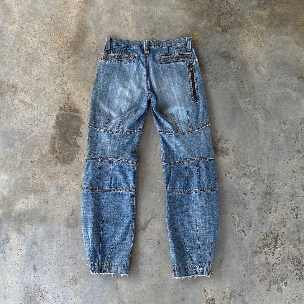5351 POUR LES HOMMES × Beauty Beast × Japanese Brand JAPANESE BUONA GIORNATA DISTRESSED BIKER JEAN ZIPPER ANKLE Size US 29 - 5 Thumbnail