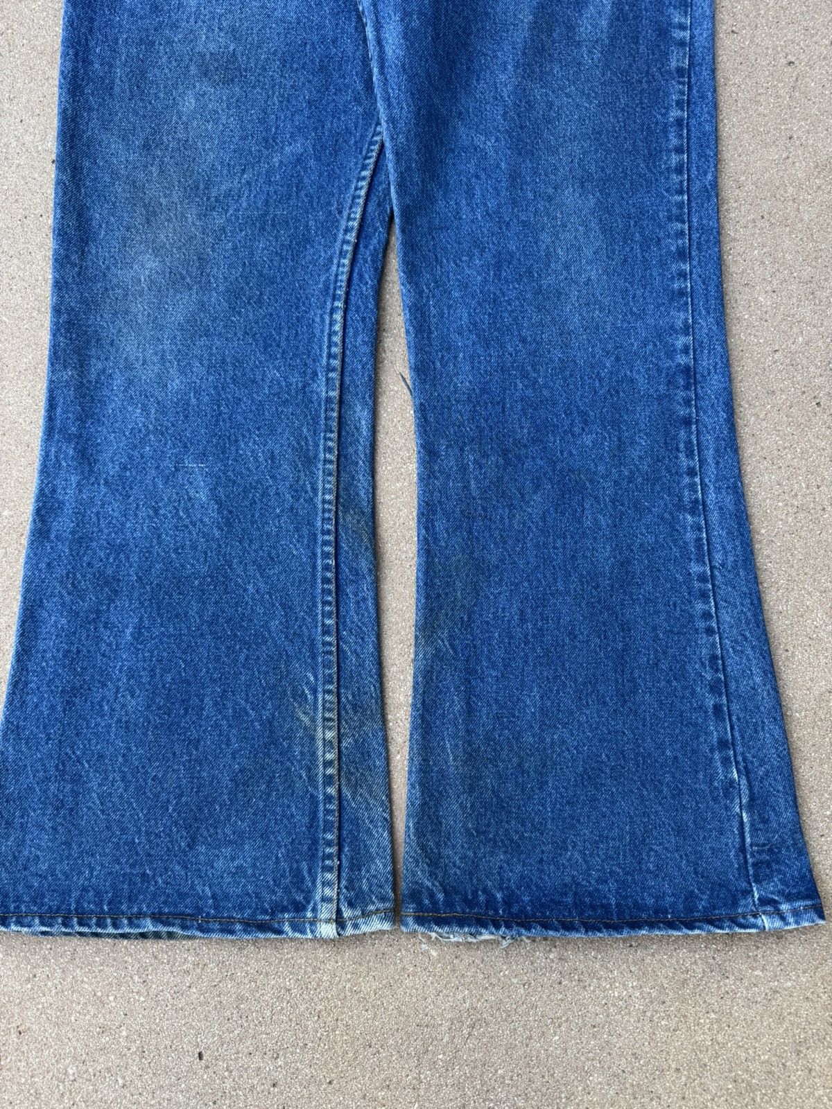 Levi's × Vintage Vtg 70’s Levi’s 646 Orange Tab Bellbottom Flare Jeans 36x29 Size US 36 / EU 52 - 3 Thumbnail