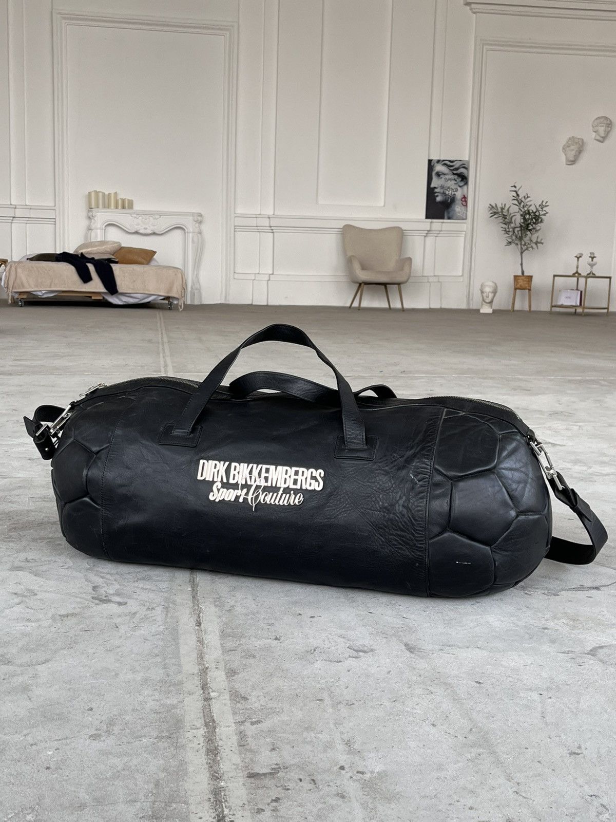Archive Dirk Bikkembergs FW 2007 Rare Leather Football Bag