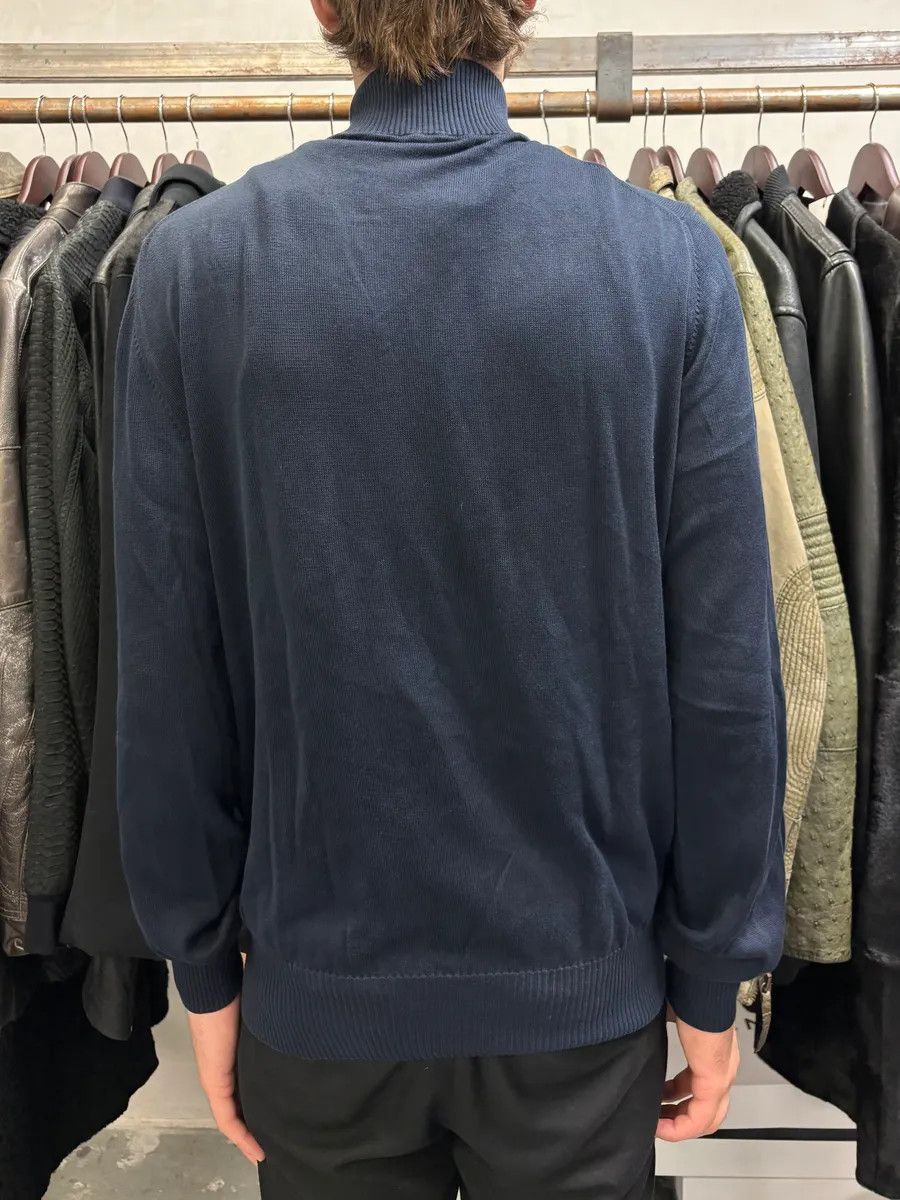 Prada × Vintage AW2008 Prada Navy Zip-up Sweater Size US M / EU 48-50 / 2 - 3 Thumbnail