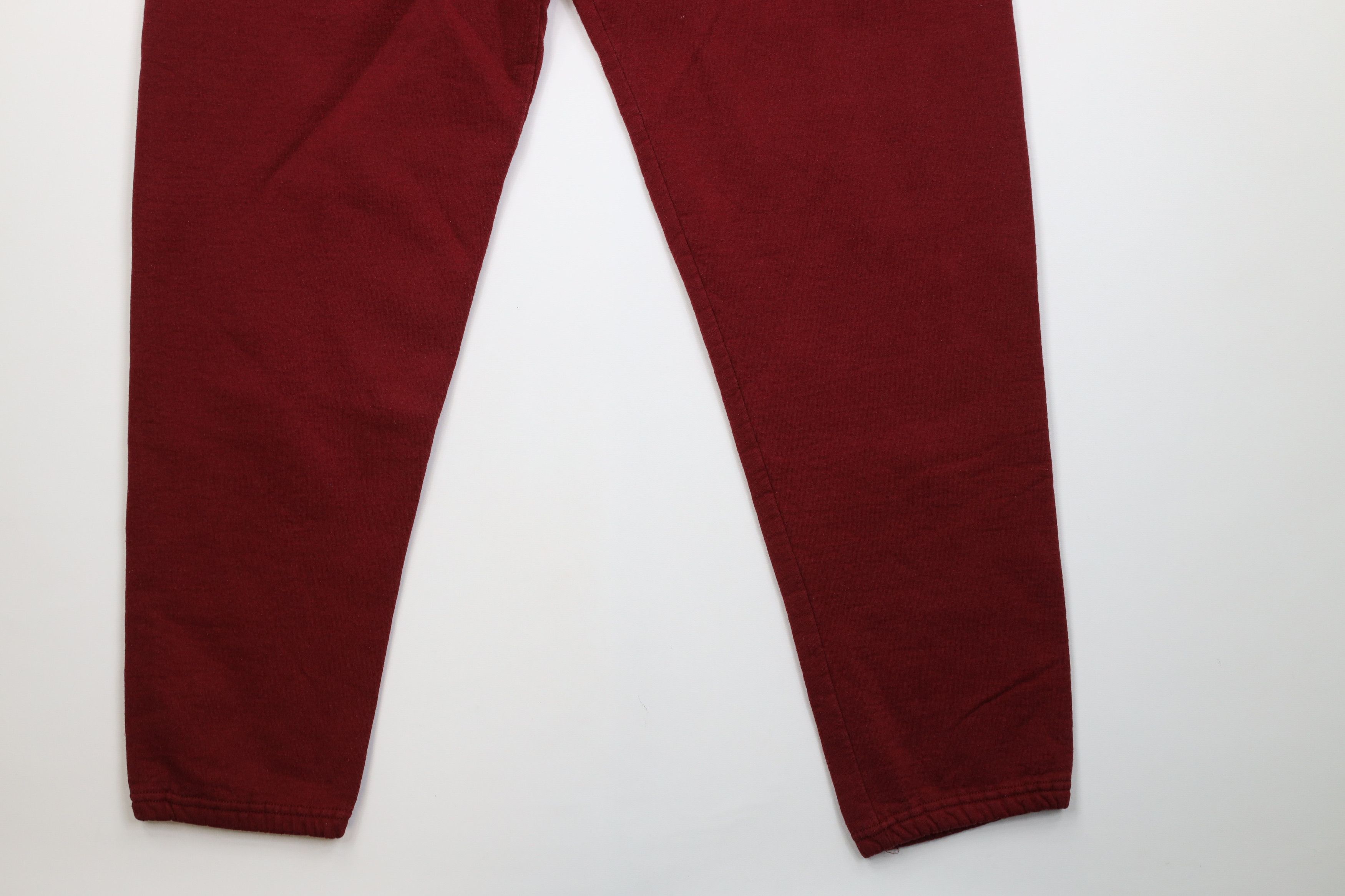 Vintage Vintage Y2K Streetwear Blank Sweatpants Pants Red Size US 38 / EU 54 - 5 Thumbnail