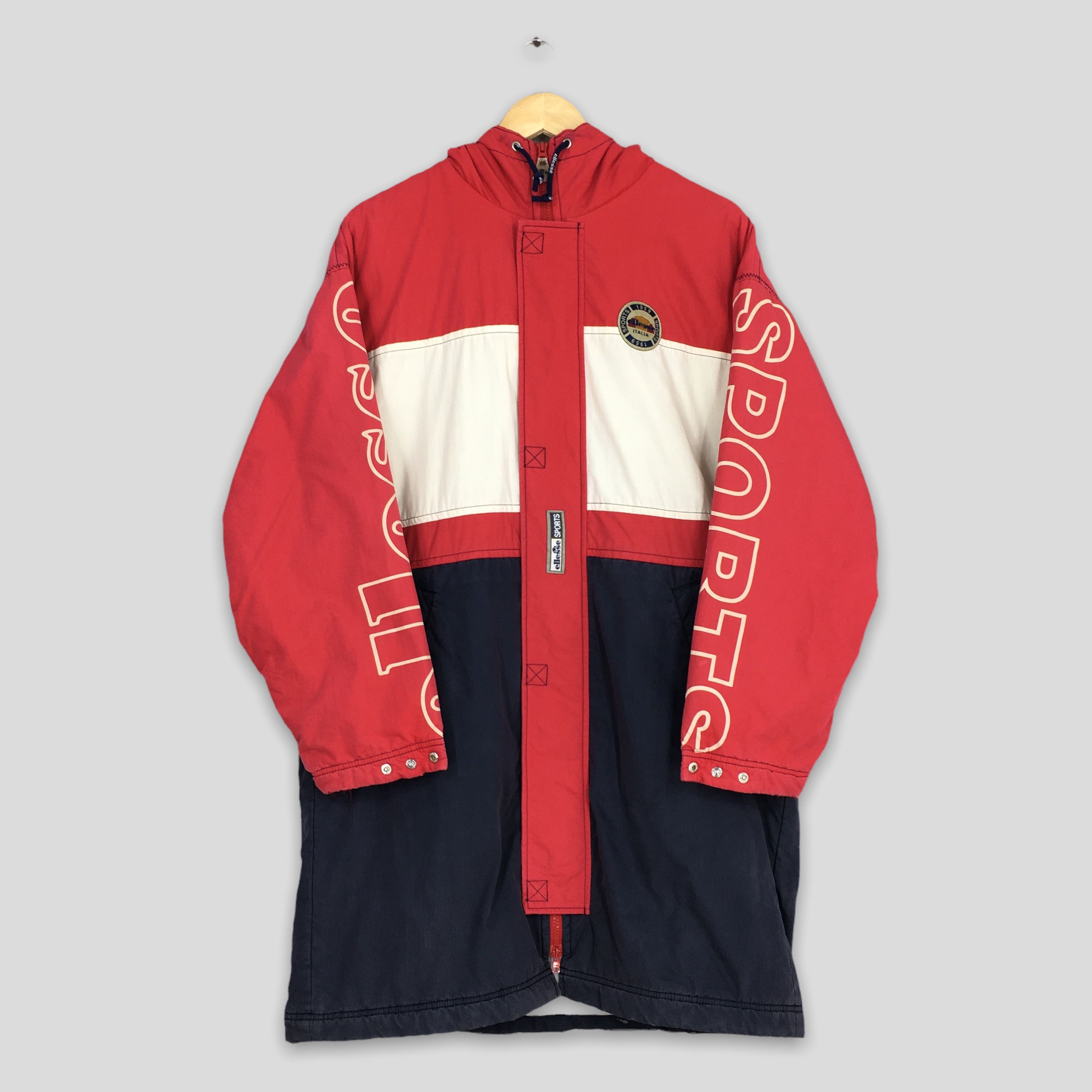 Ellesse Vintage Ellesse Ski Wear Hoodie Jacket Medium Size US M / EU 48-50 / 2 - 1 Thumbnail