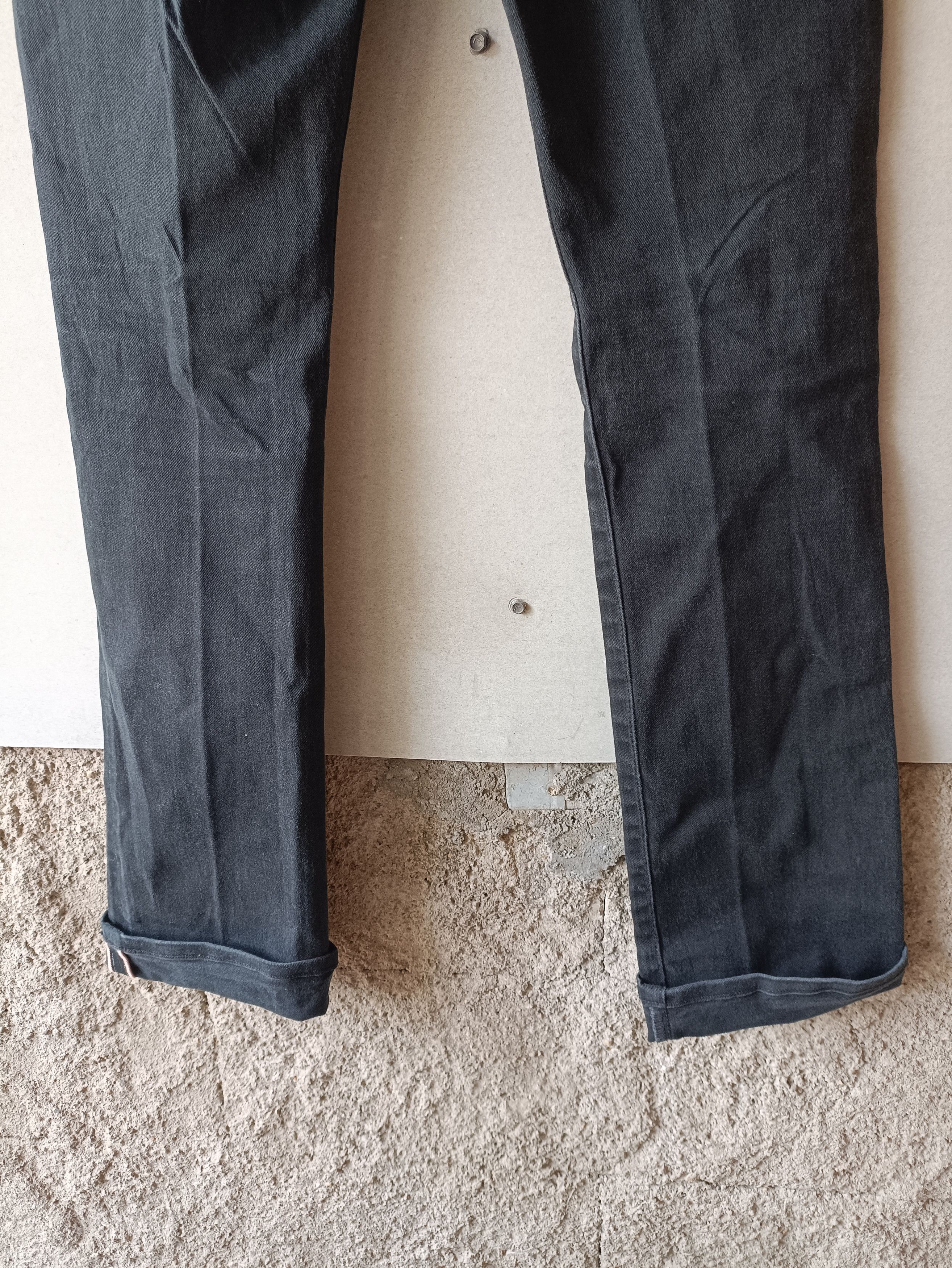 Japanese Brand Nakedsun Redline selvedge black denim pants Size US 30 / EU 46 - 9 Thumbnail