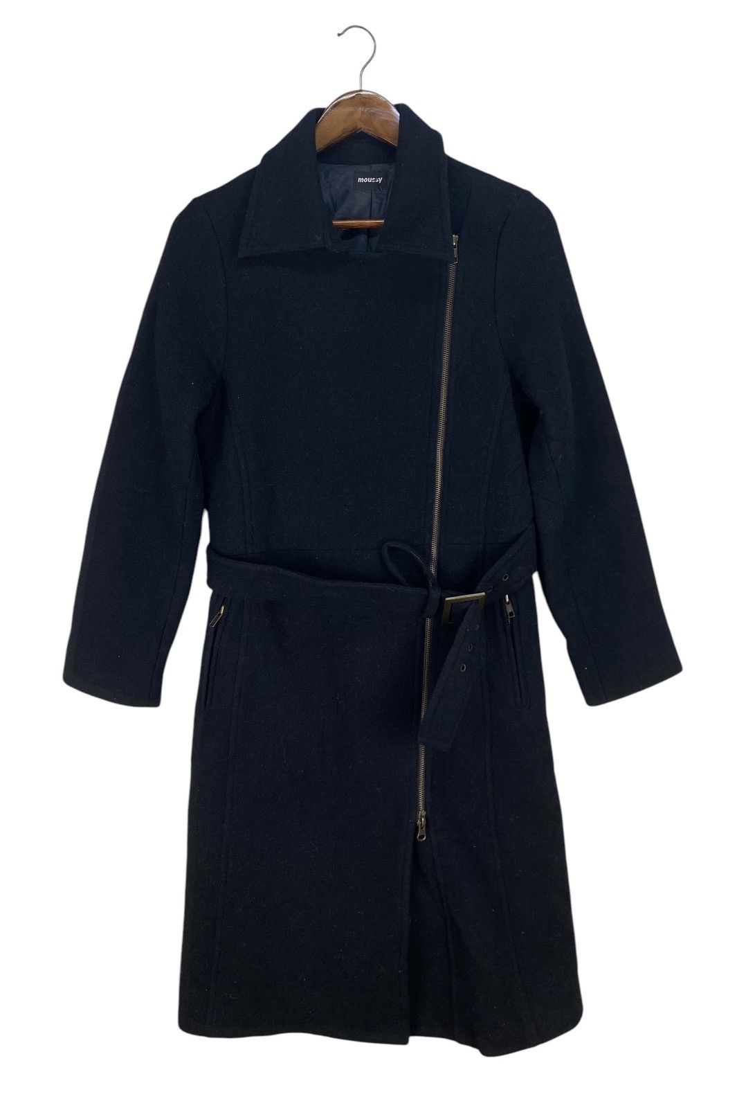 MOUSSY Moussy Wool Long Jacket Size M / US 6-8 / IT 42-44 - 2 Thumbnail